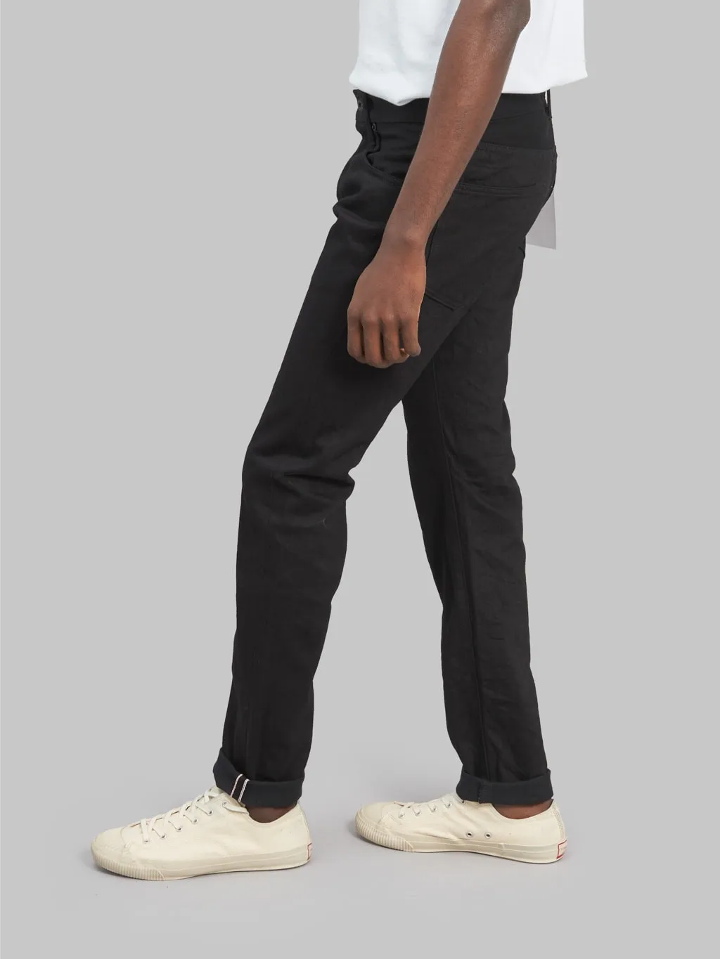 ONI Denim 642-13BK Jet Black Denim 13oz Relaxed Tapered Jeans