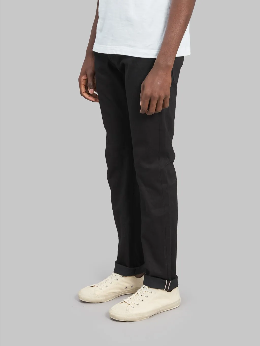 ONI Denim 642-13BK Jet Black Denim 13oz Relaxed Tapered Jeans