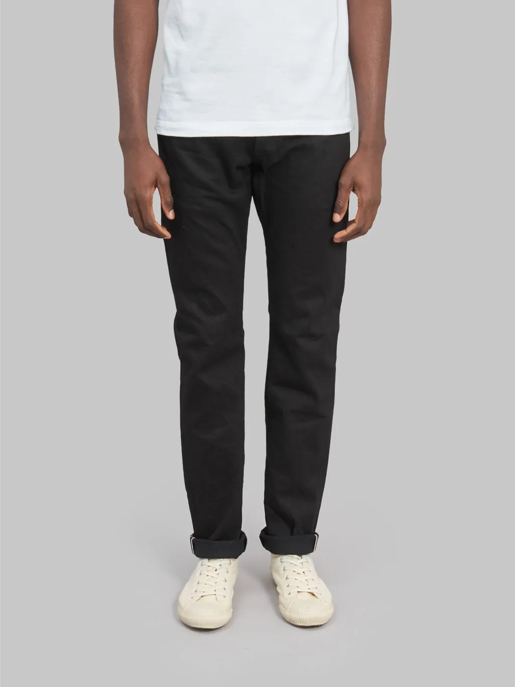 ONI Denim 642-13BK Jet Black Denim 13oz Relaxed Tapered Jeans