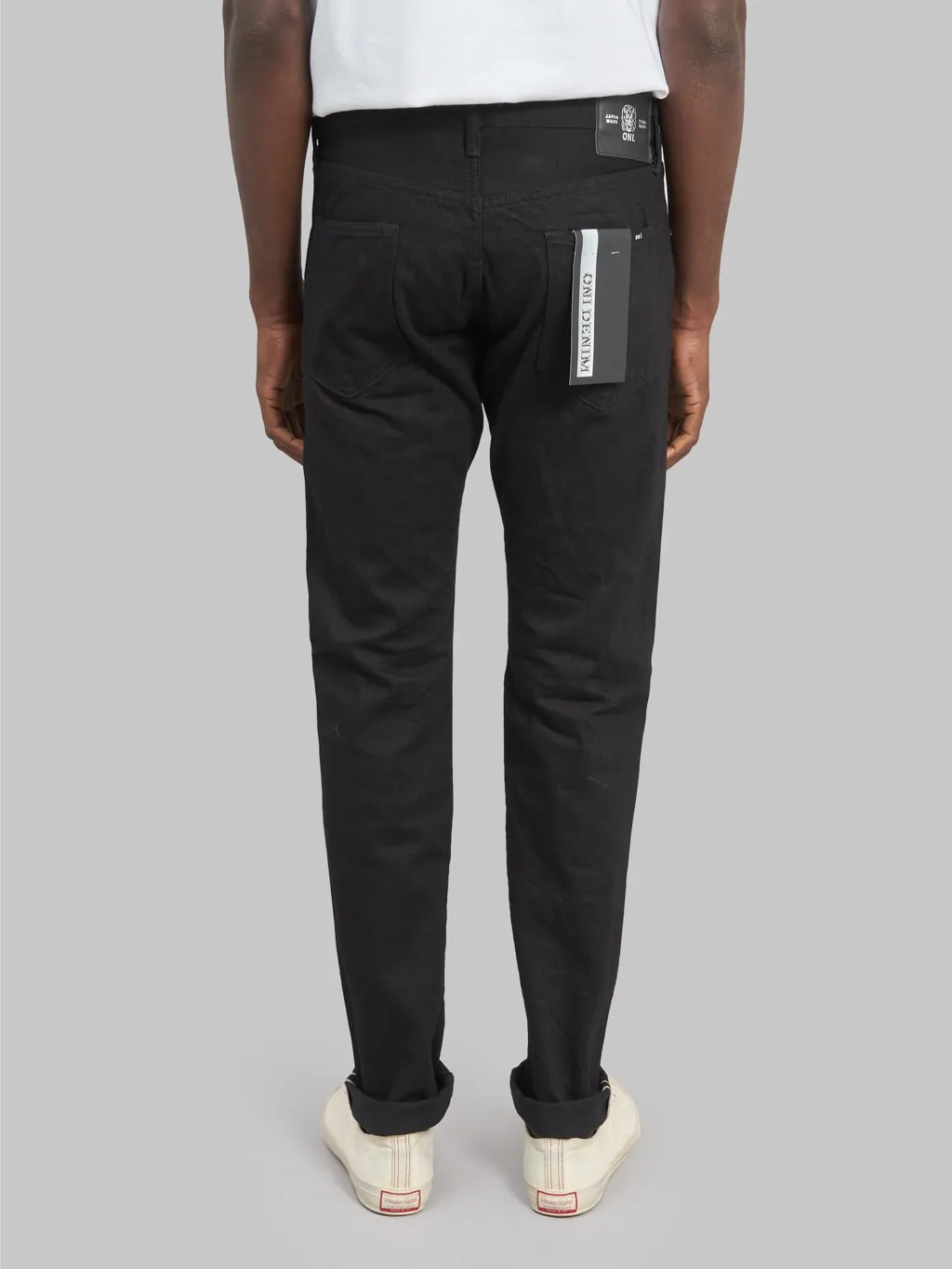 ONI Denim 642-13BK Jet Black Denim 13oz Relaxed Tapered Jeans