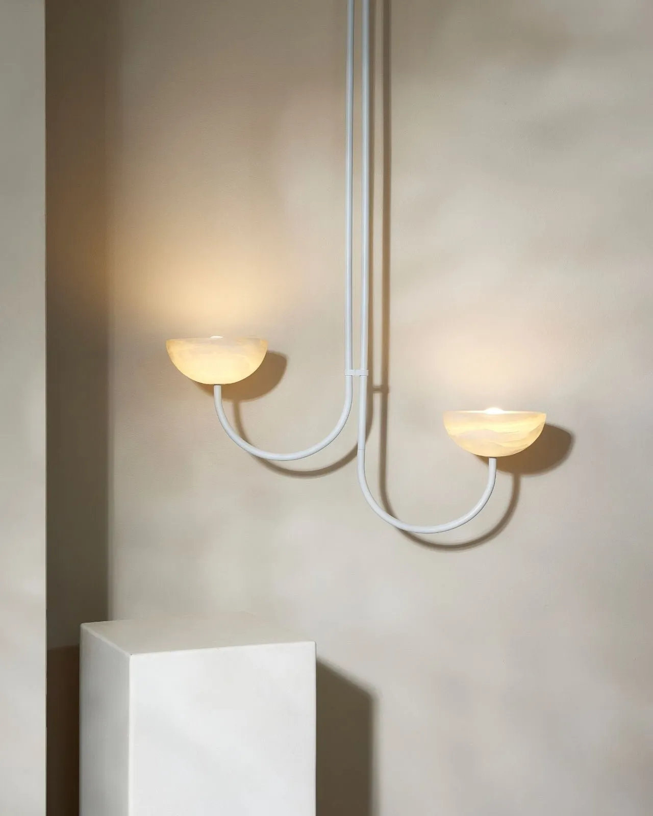 Onyx Stone Asymmetrical Pendant | Aurelia