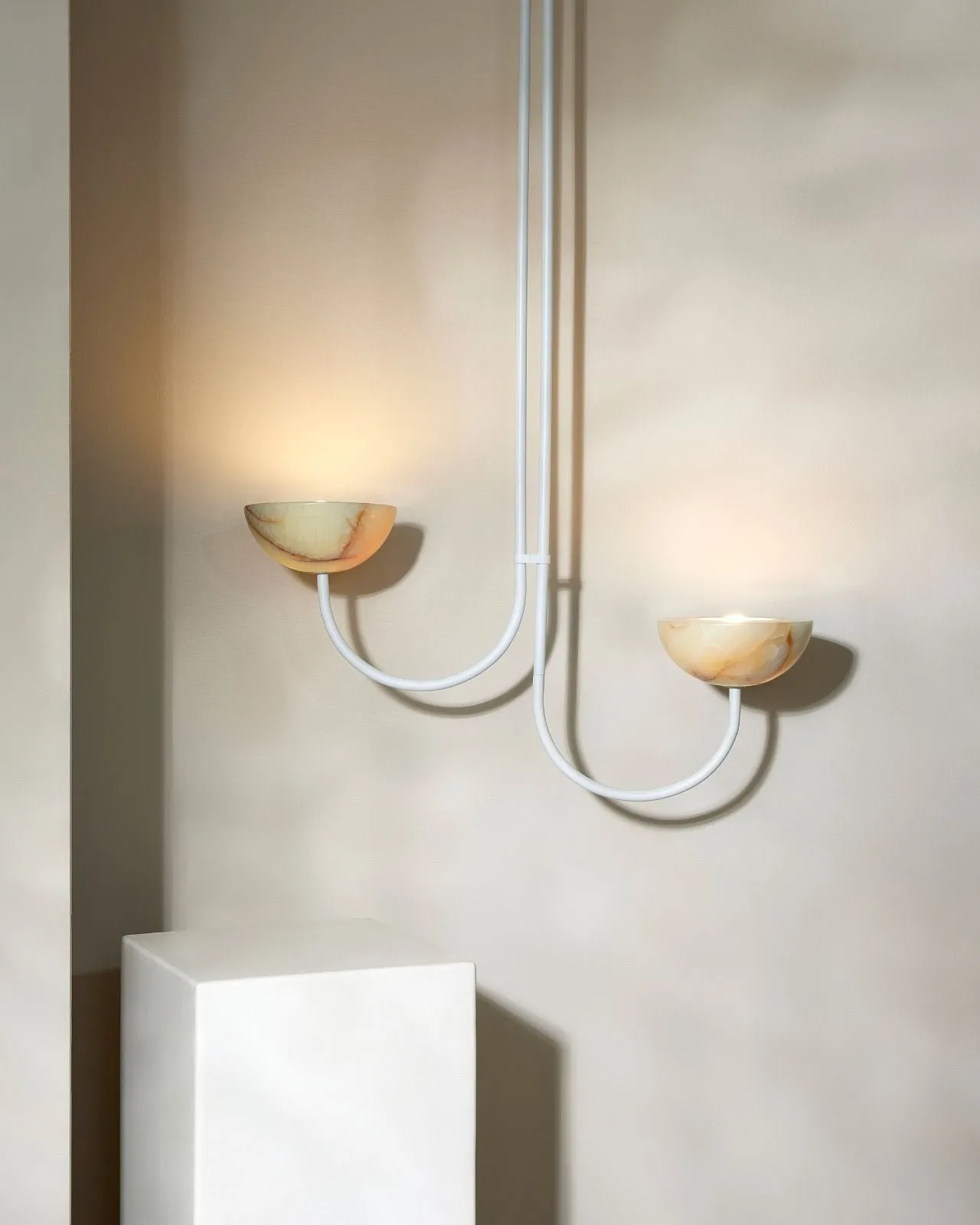 Onyx Stone Asymmetrical Pendant | Aurelia