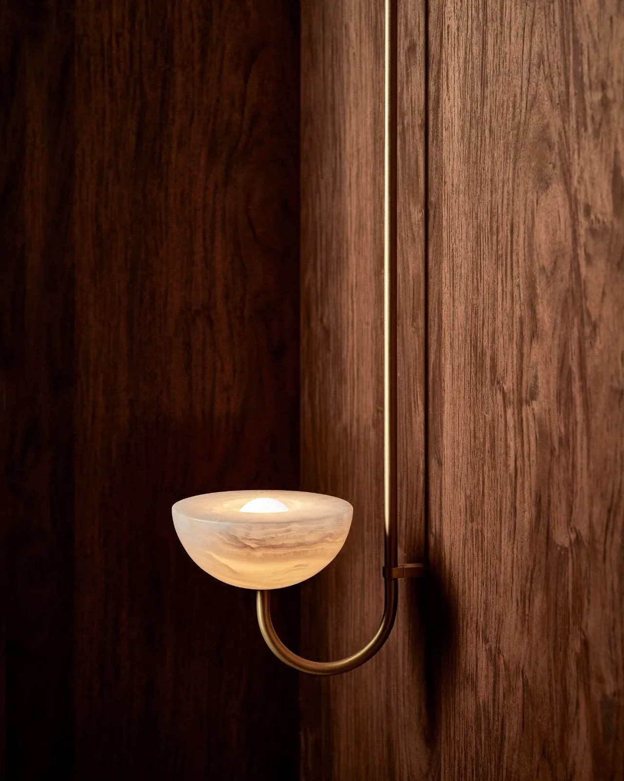 Onyx Stone Suspended Wall Light | Aurelia