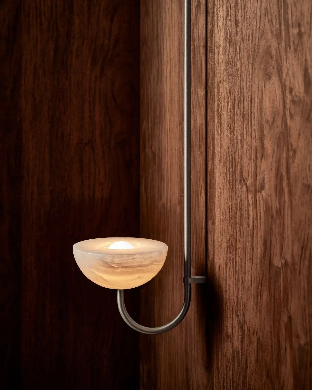 Onyx Stone Suspended Wall Light | Aurelia