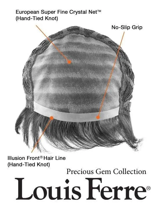 Opal by Louis Ferre | Human Hair Monofilament Top Wig