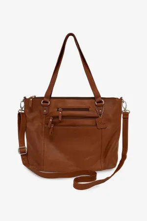Osgoode Marley Daphne Triple Entry Leather Tote 7006