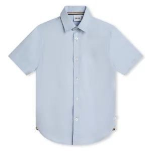 Pale Blue Short Sleeves Shirt