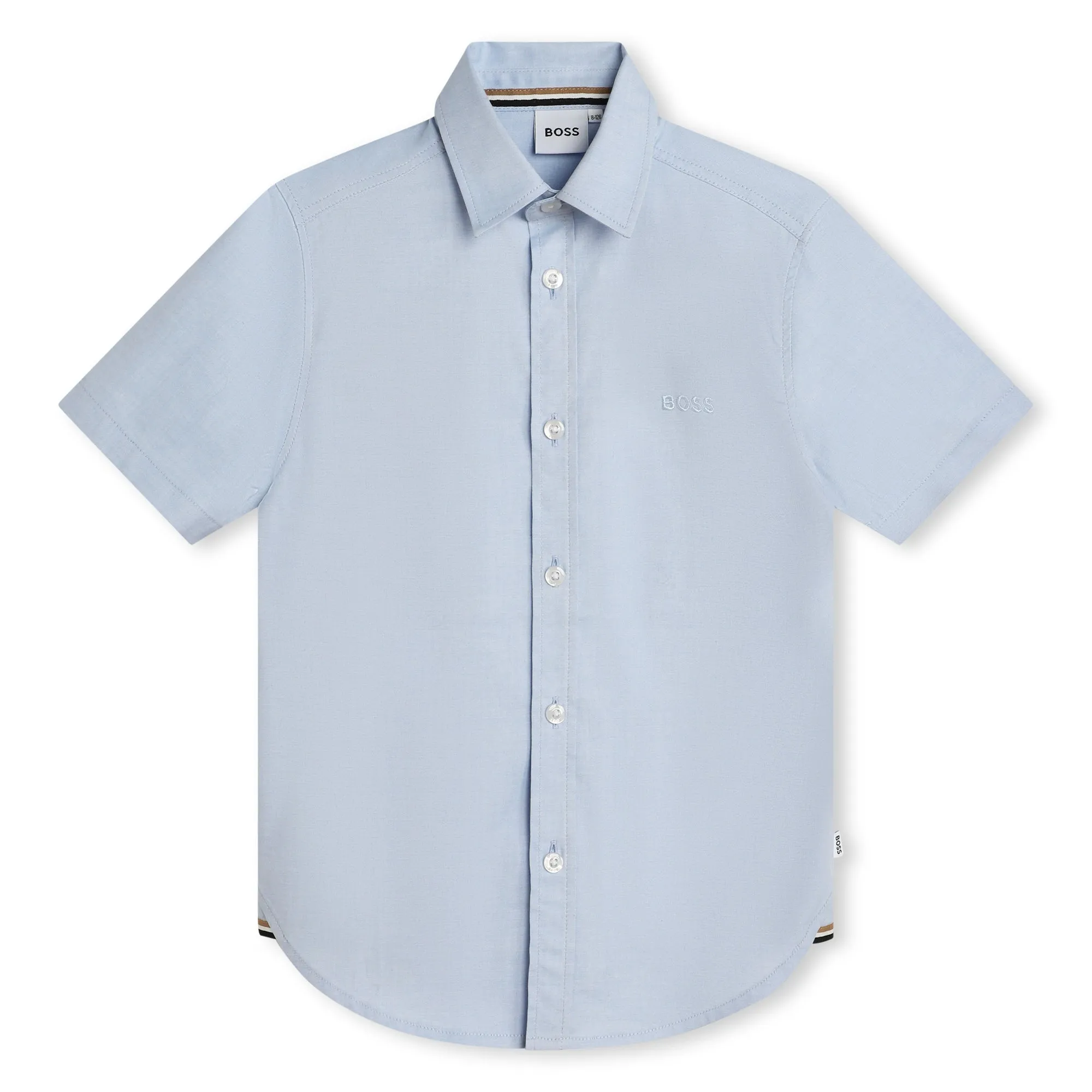Pale Blue Short Sleeves Shirt