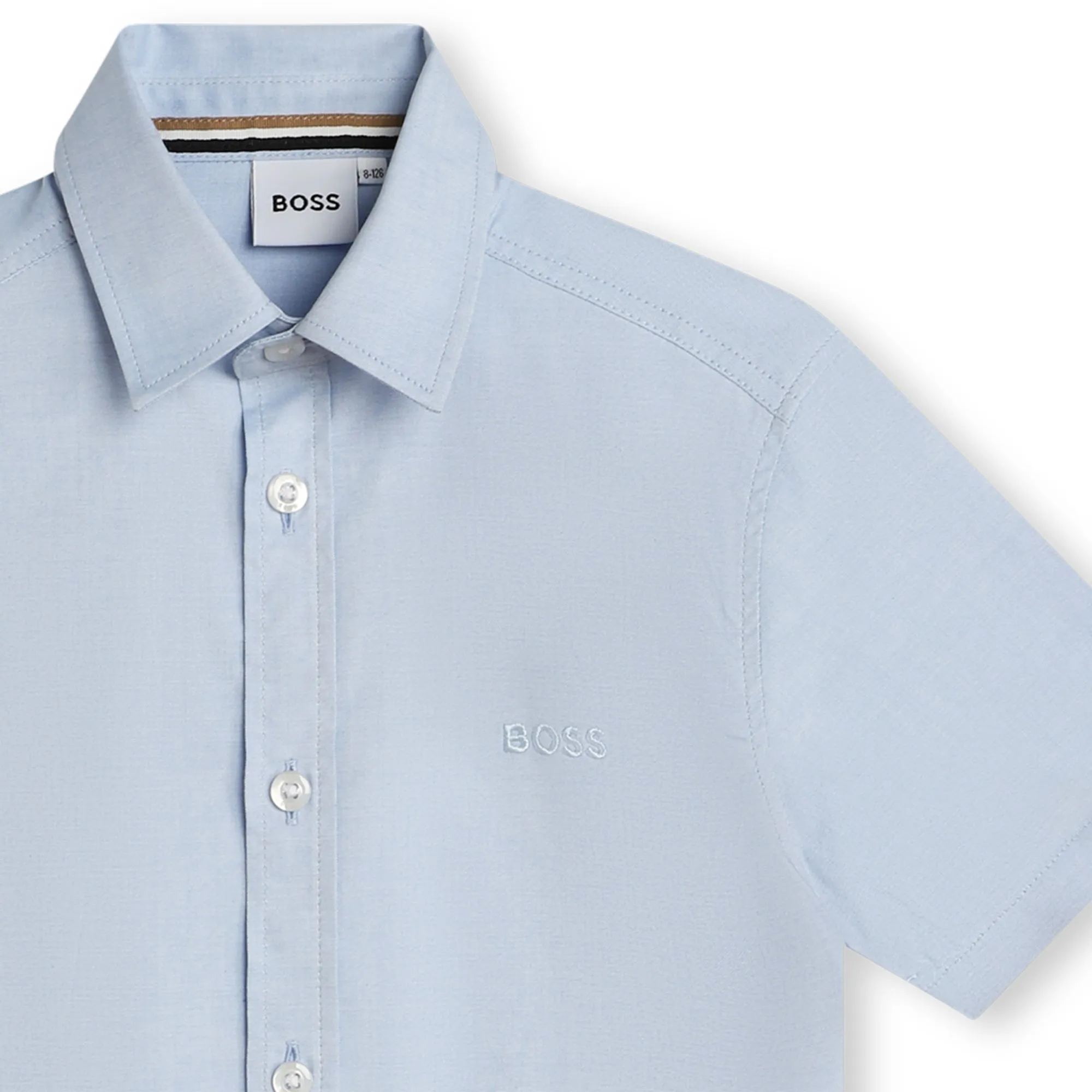 Pale Blue Short Sleeves Shirt