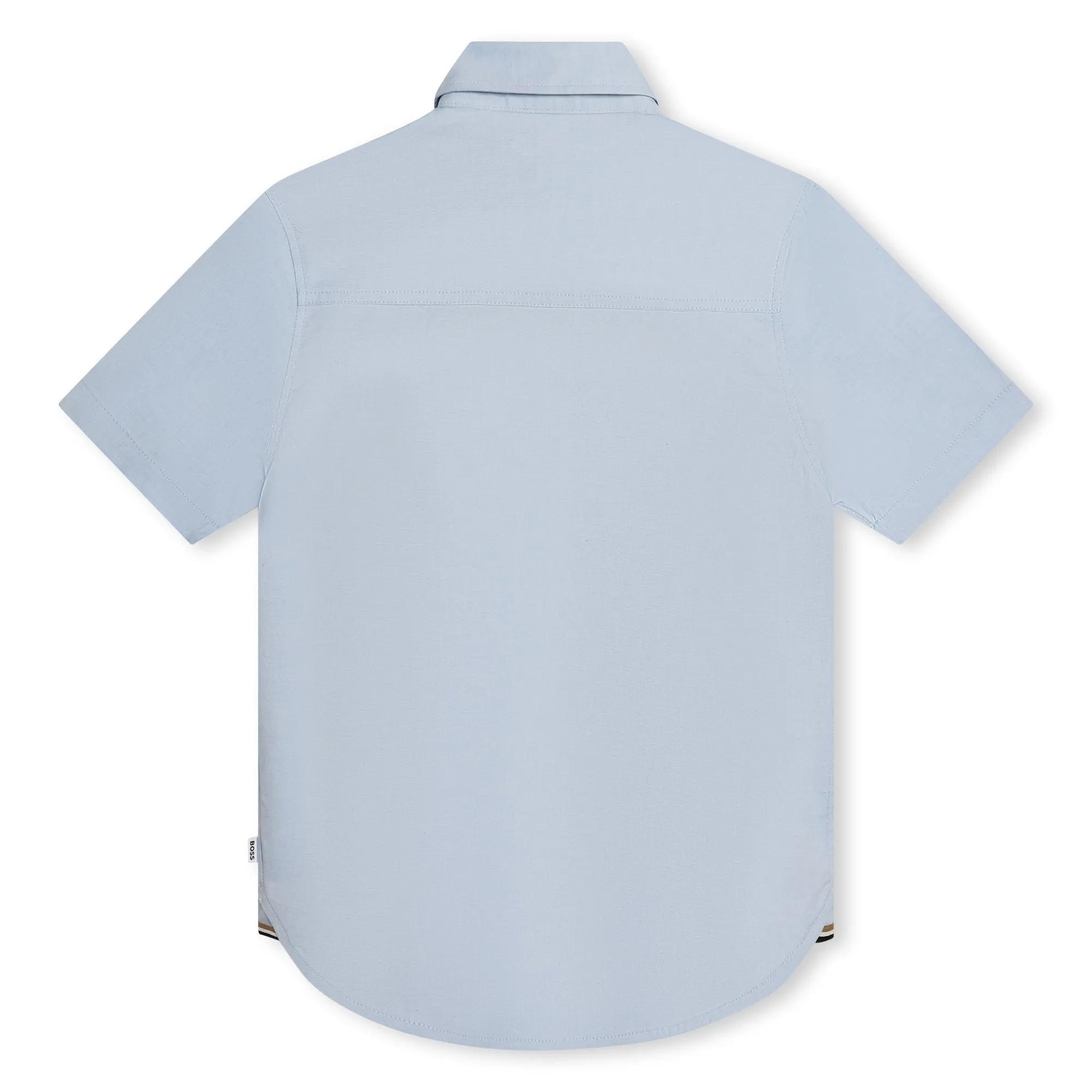 Pale Blue Short Sleeves Shirt