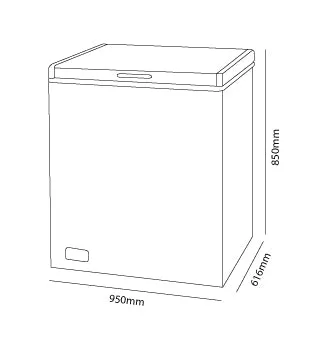 Parmco Chest Freezer 246L