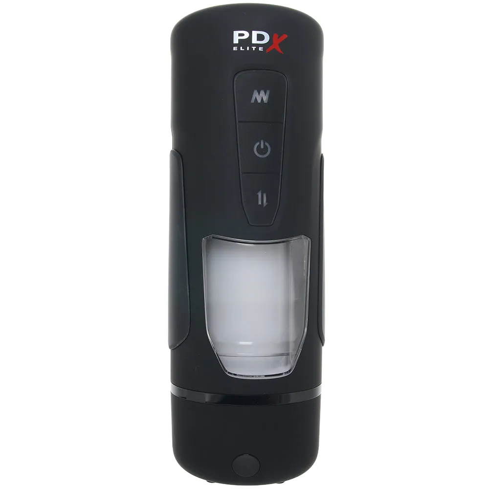 PDX Elite Milk Me Hotter Auto Stroker with Heating Base