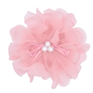Pearl Ribbon Flower Hairclip