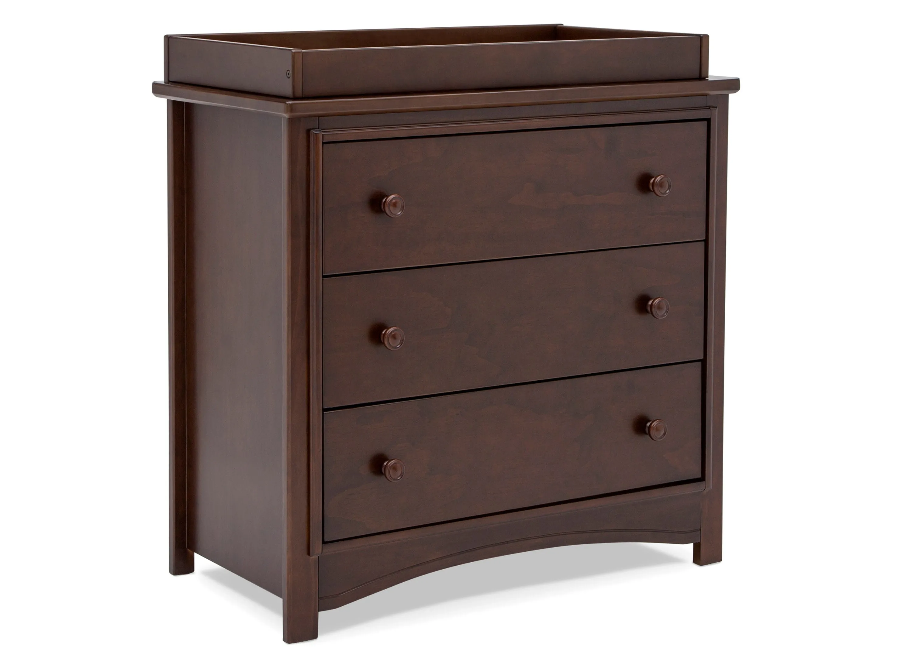 Perry 3 Drawer Dresser with Changing Top and Interlocking Drawers