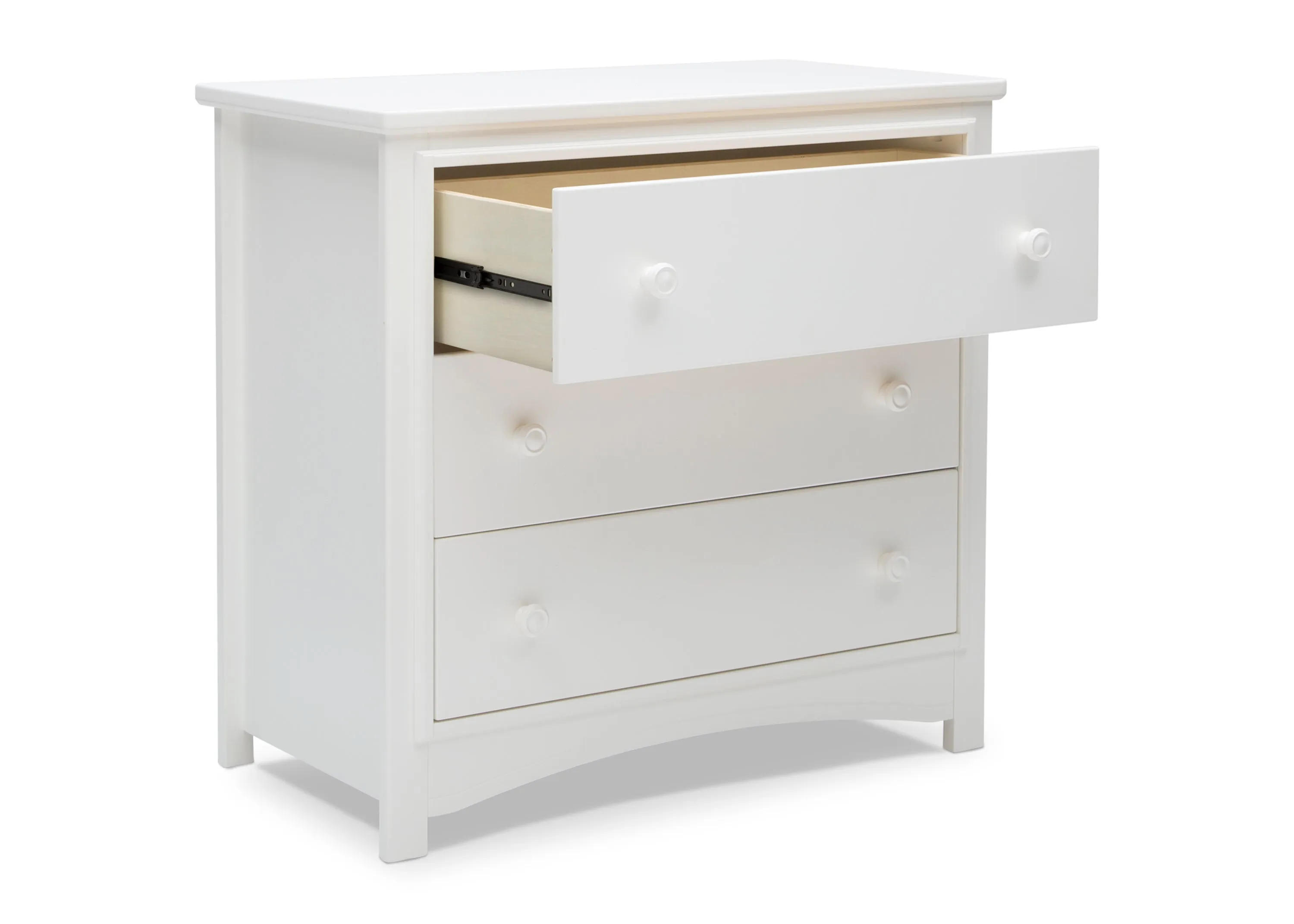 Perry 3 Drawer Dresser with Changing Top and Interlocking Drawers