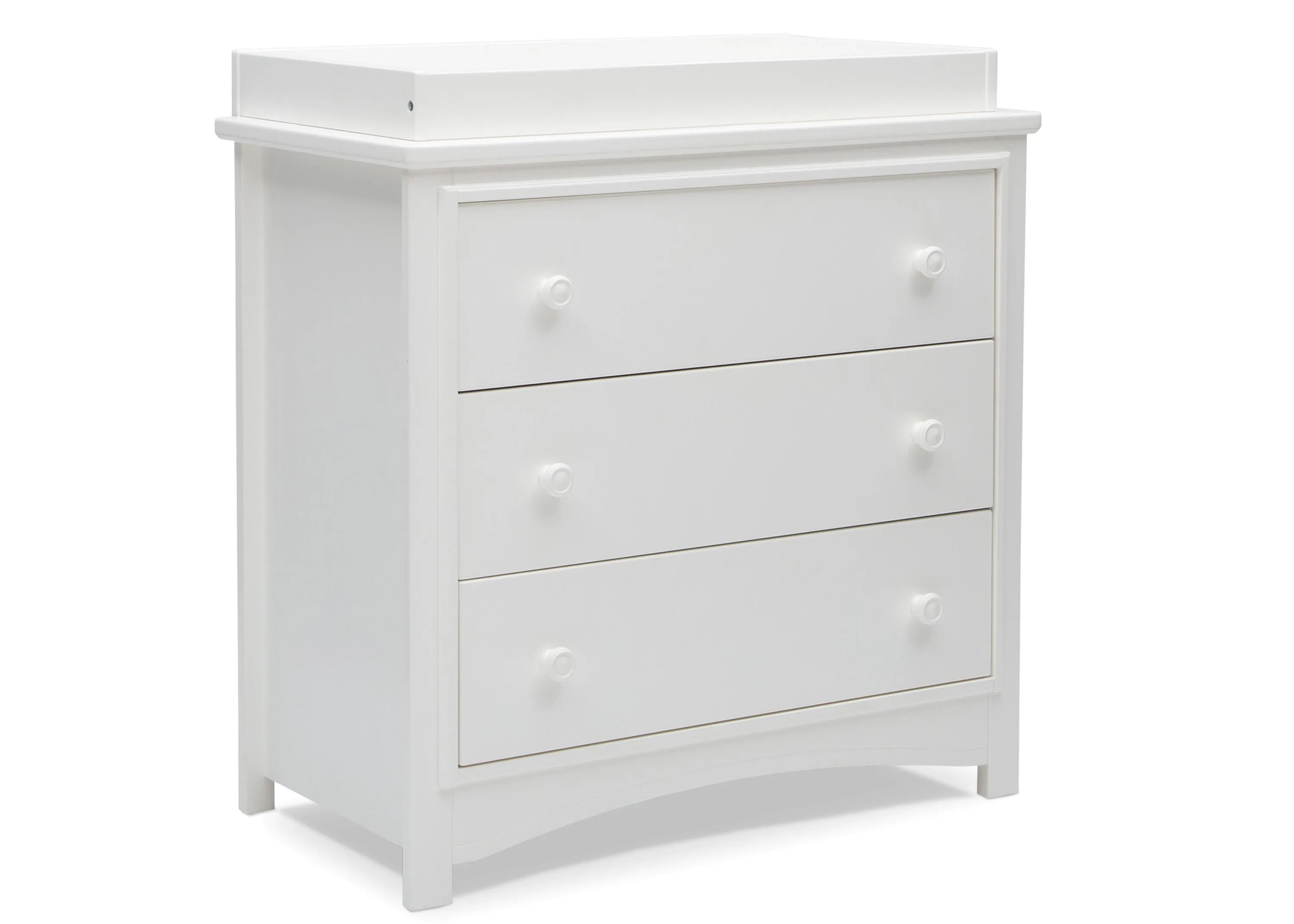 Perry 3 Drawer Dresser with Changing Top and Interlocking Drawers