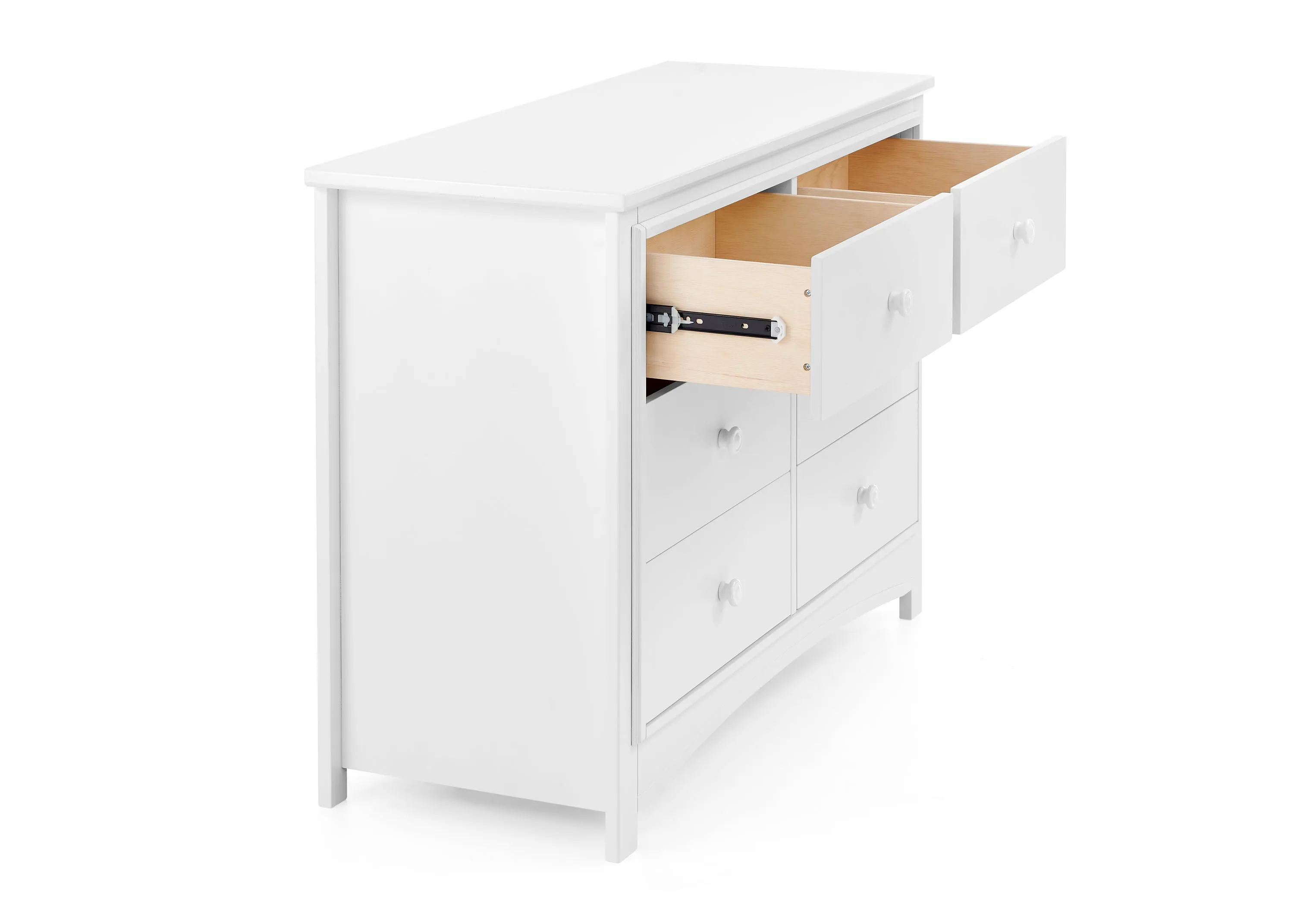 Perry 6 Drawer Dresser with Interlocking Drawers
