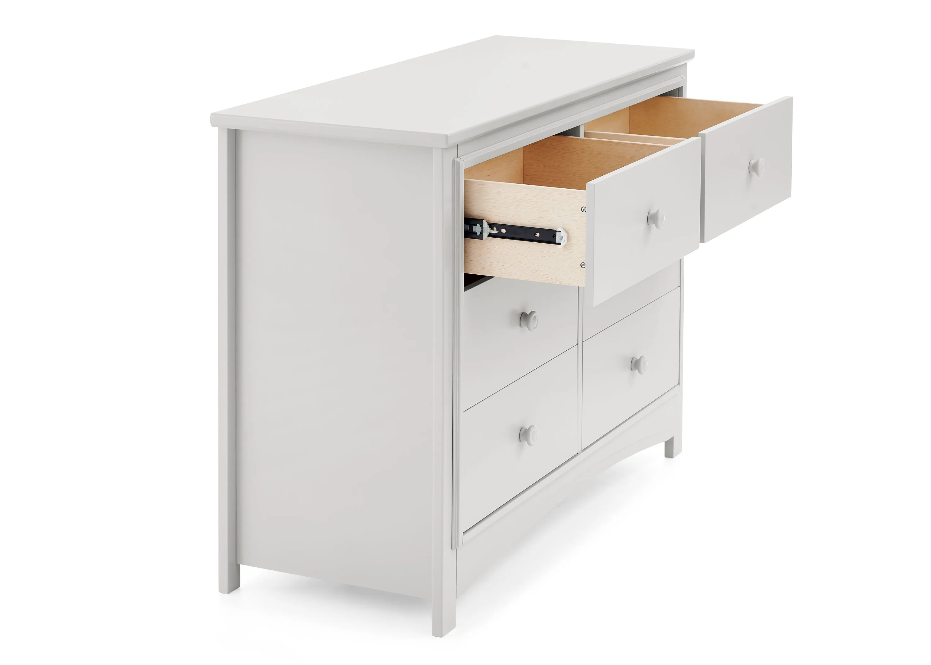 Perry 6 Drawer Dresser with Interlocking Drawers