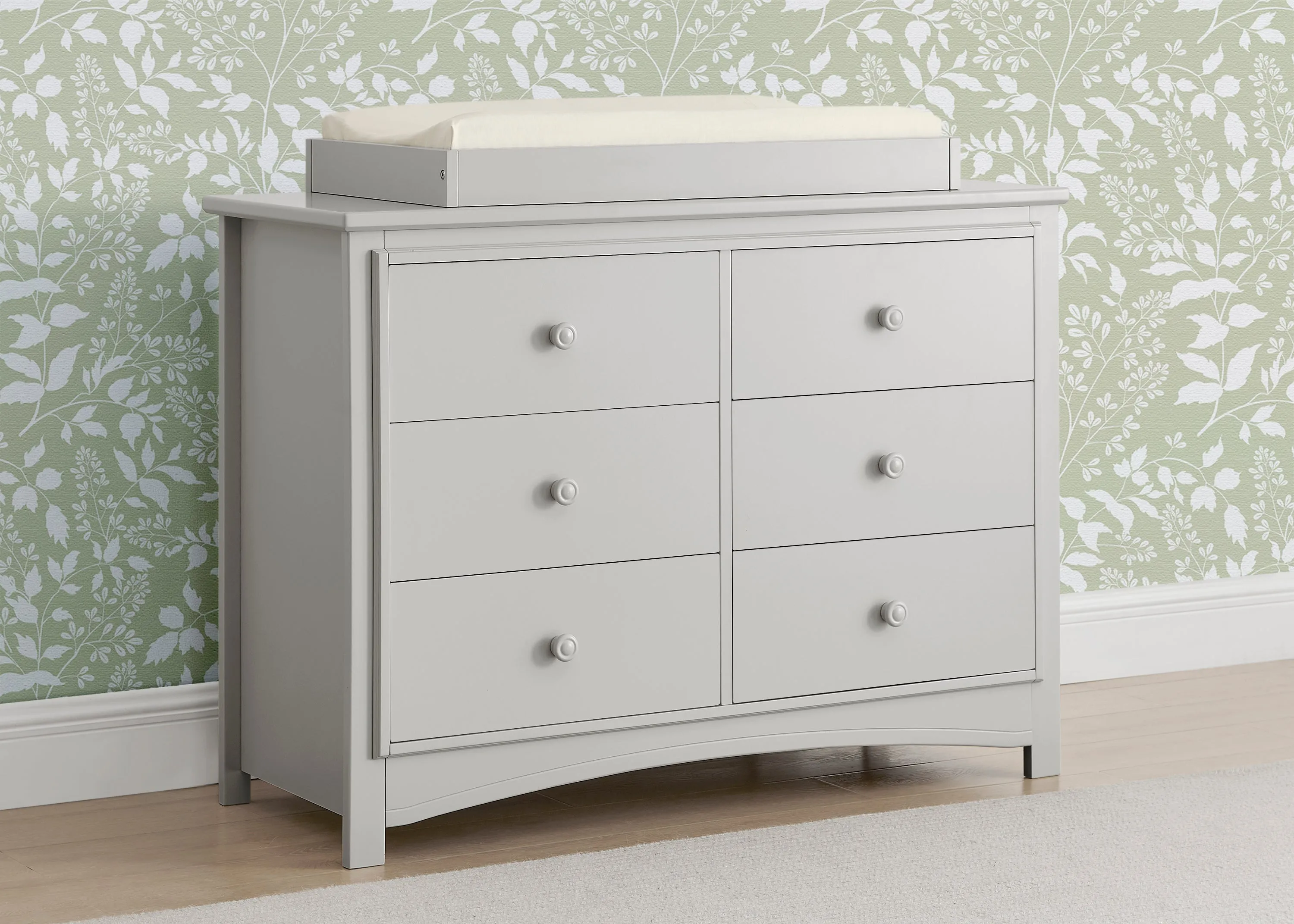Perry 6 Drawer Dresser with Interlocking Drawers