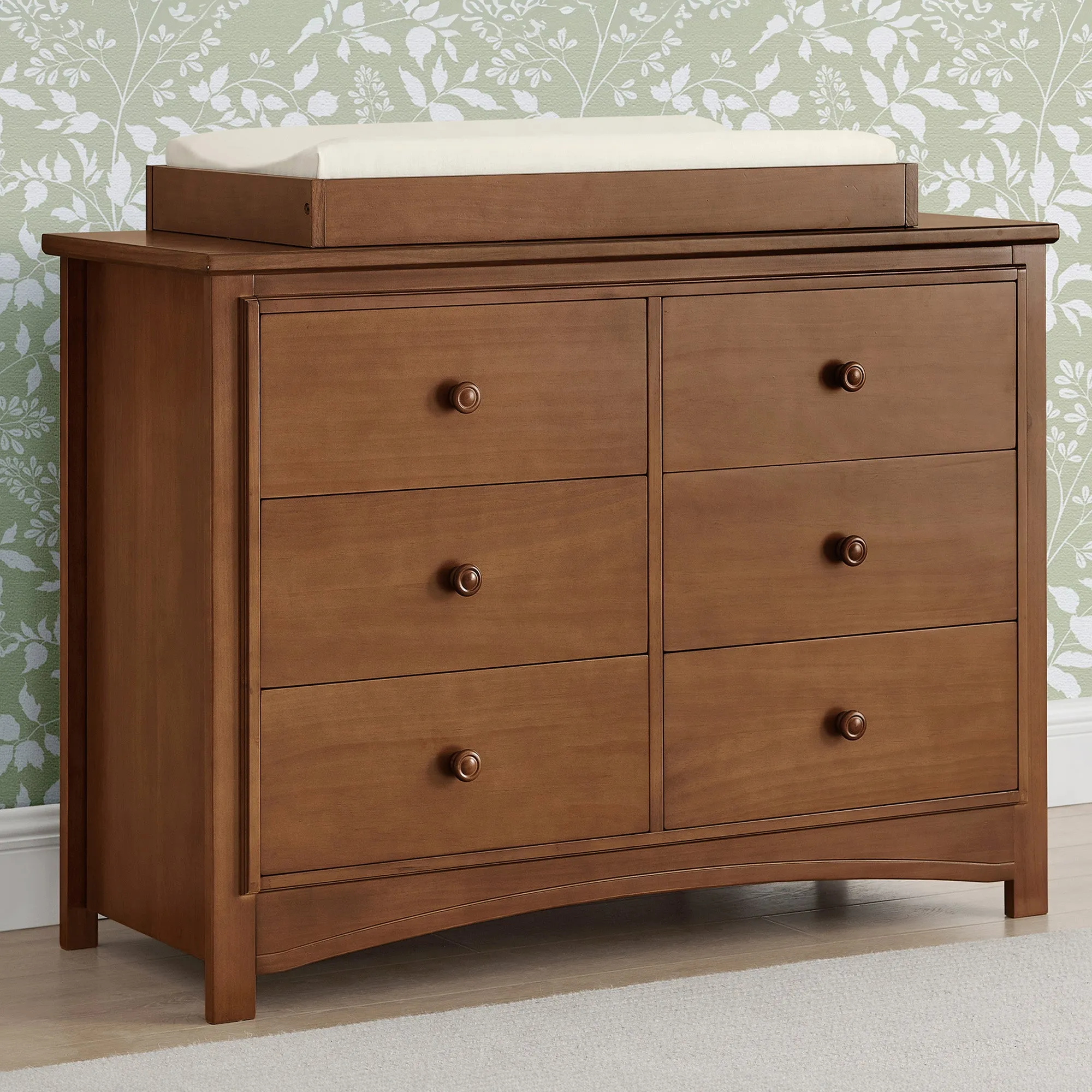 Perry 6 Drawer Dresser with Interlocking Drawers
