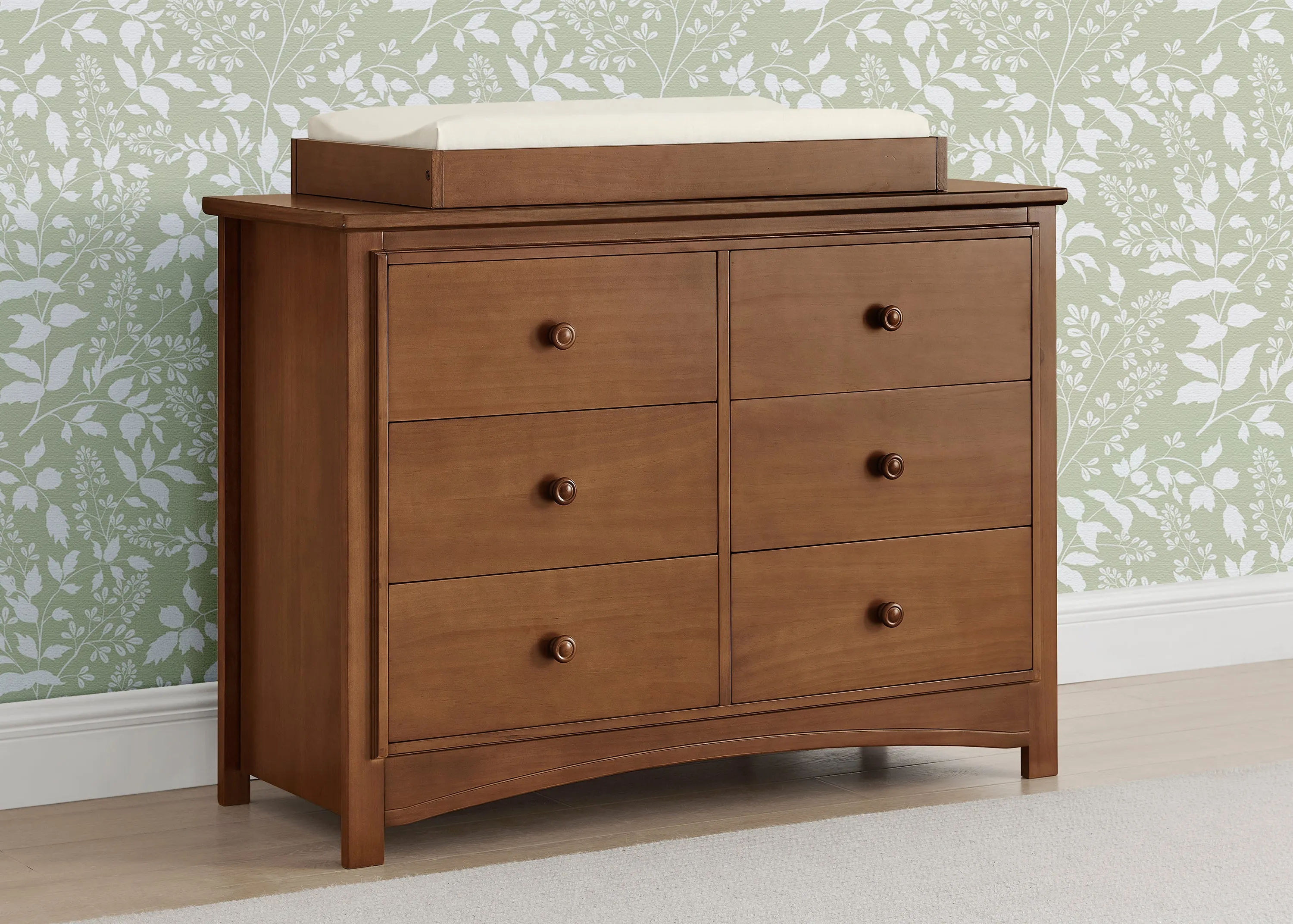 Perry 6 Drawer Dresser with Interlocking Drawers