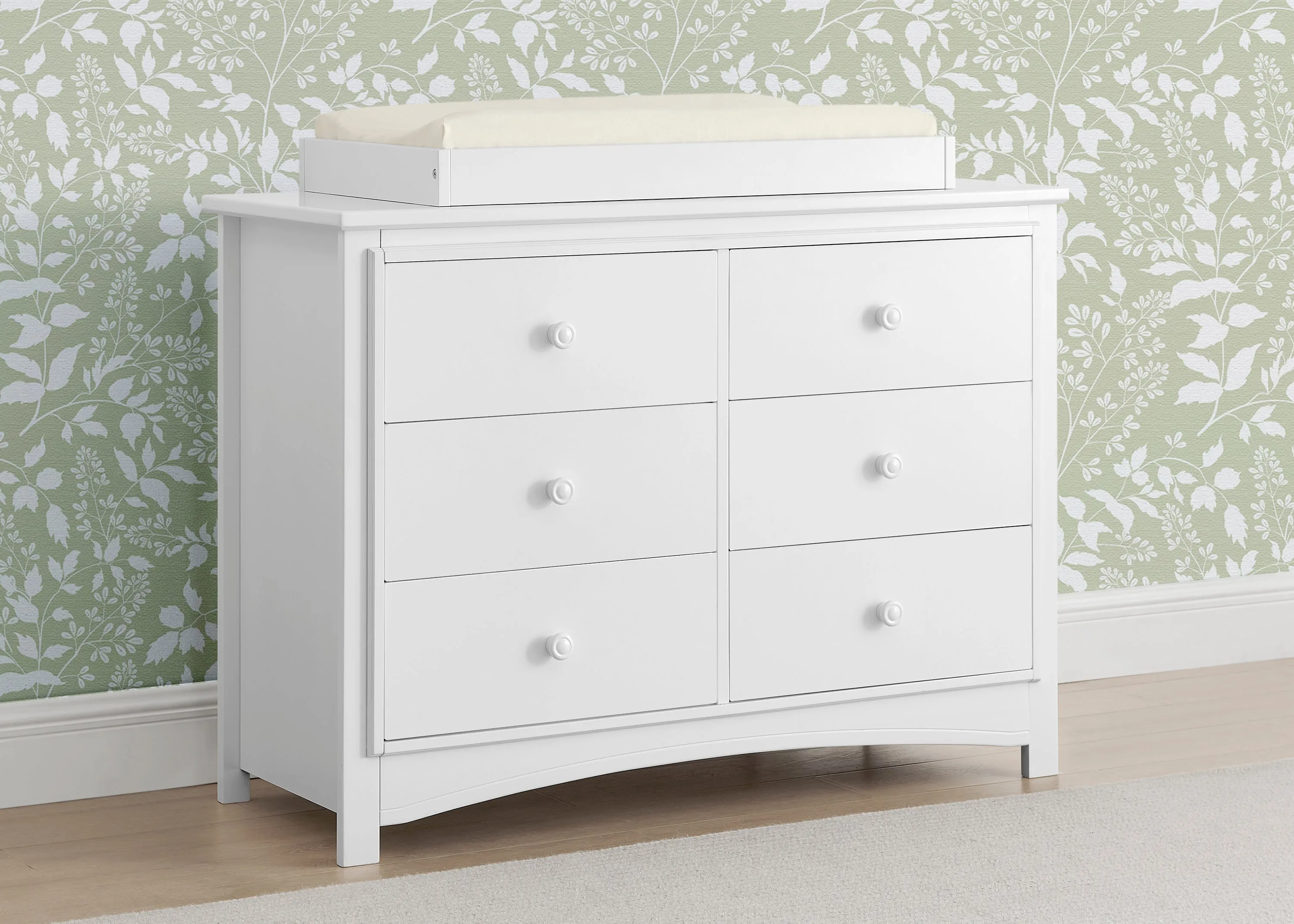 Perry 6 Drawer Dresser with Interlocking Drawers
