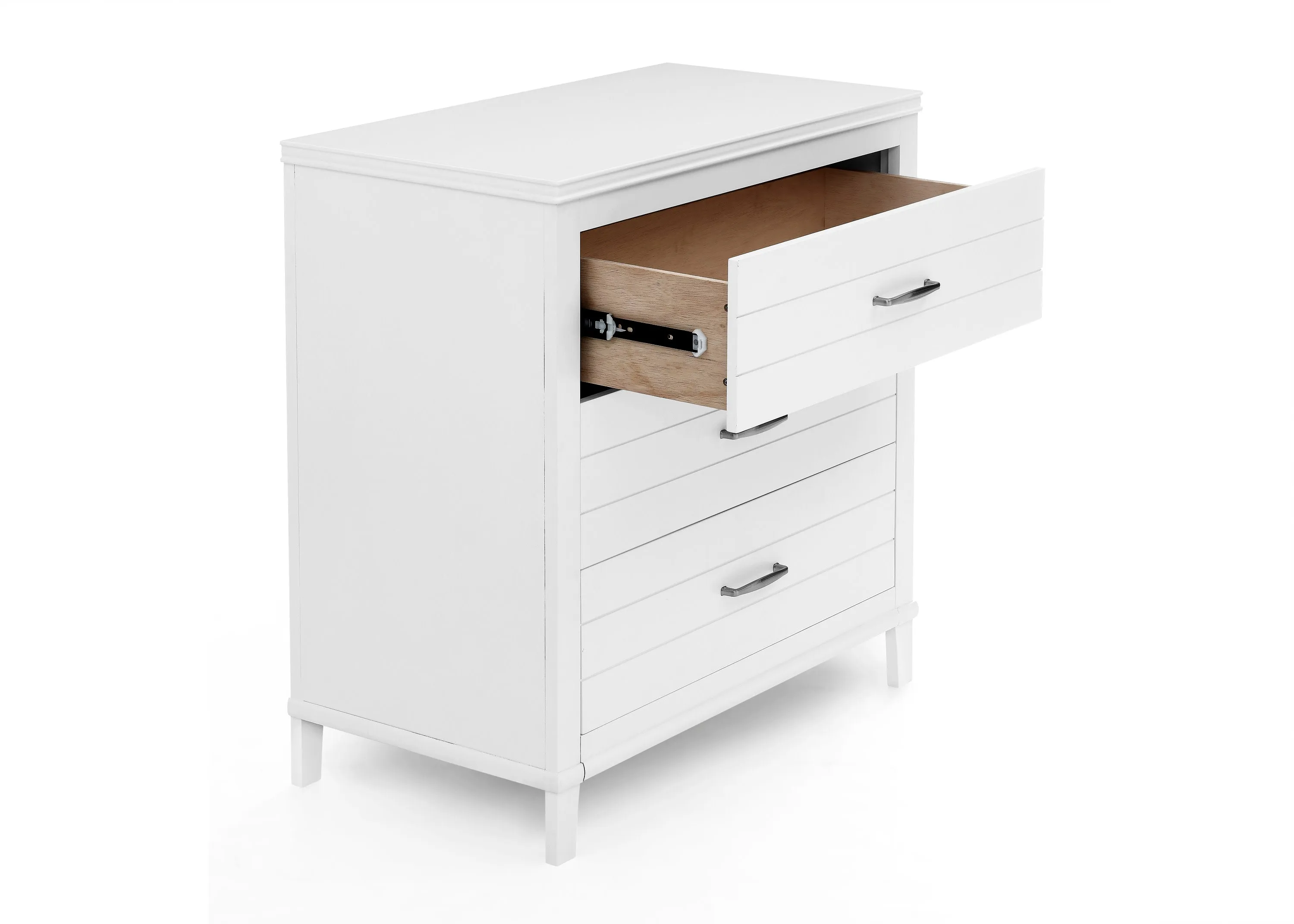 Phoebe 3 Drawer Dresser with Interlocking Drawers