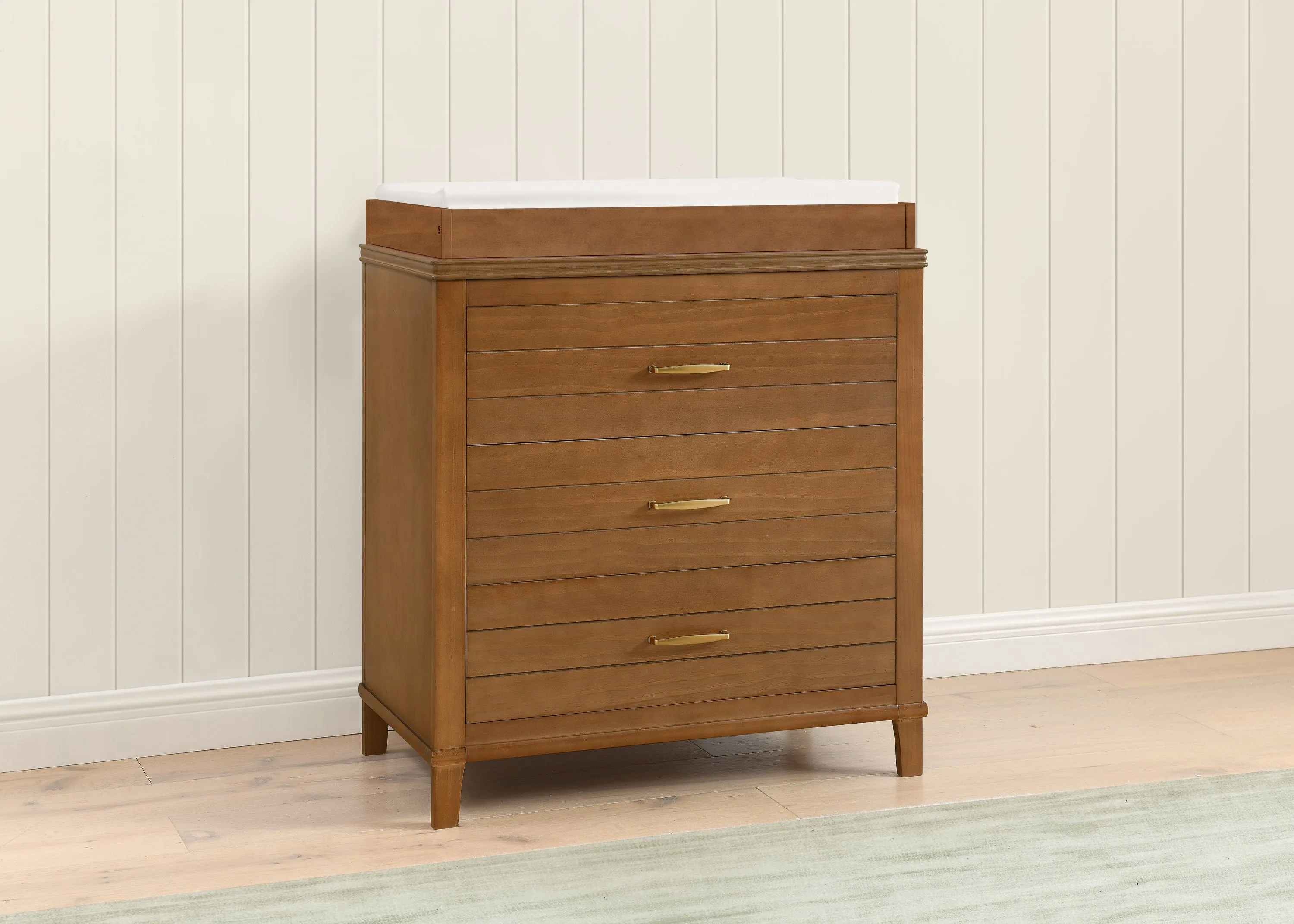Phoebe 3 Drawer Dresser with Interlocking Drawers