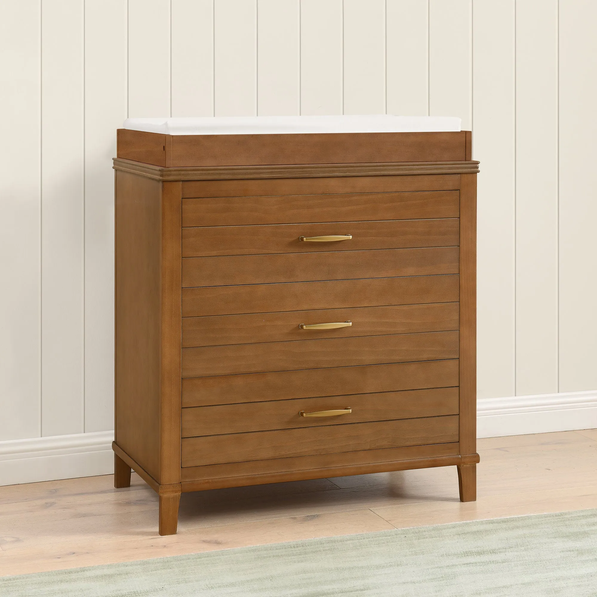 Phoebe 3 Drawer Dresser with Interlocking Drawers