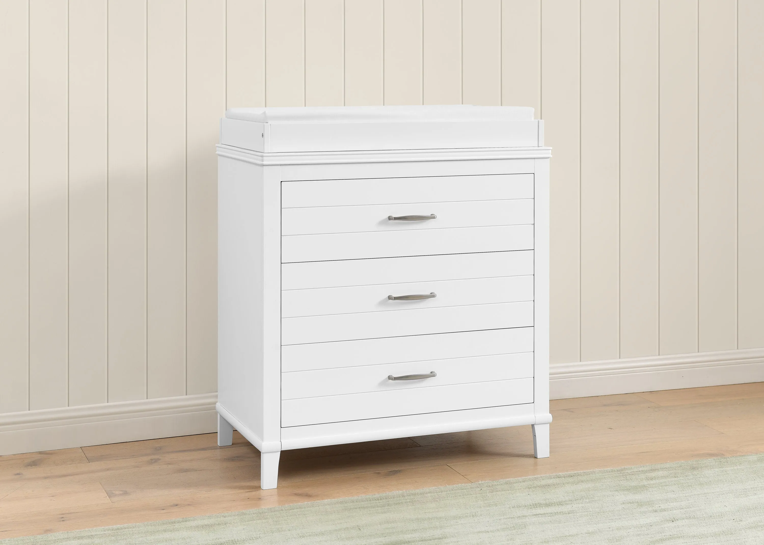 Phoebe 3 Drawer Dresser with Interlocking Drawers