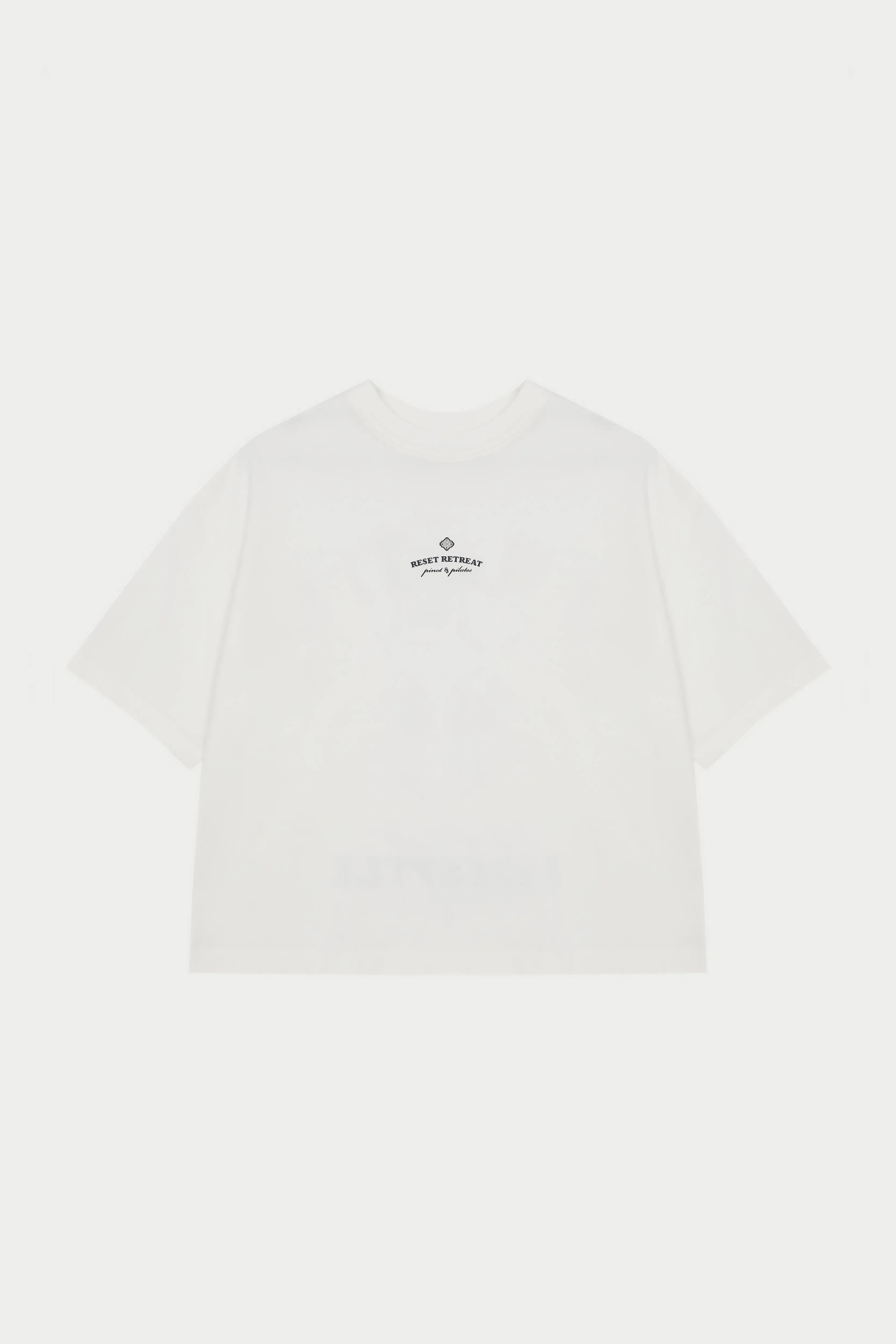 PILATES & PINOT BOXY T-SHIRT - OFF WHITE