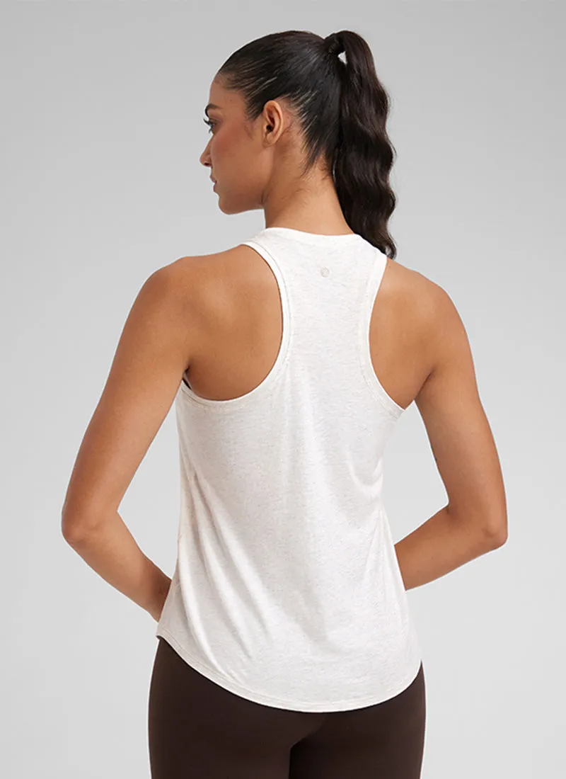 Pima Cotton Hip-Length Tank Racerback