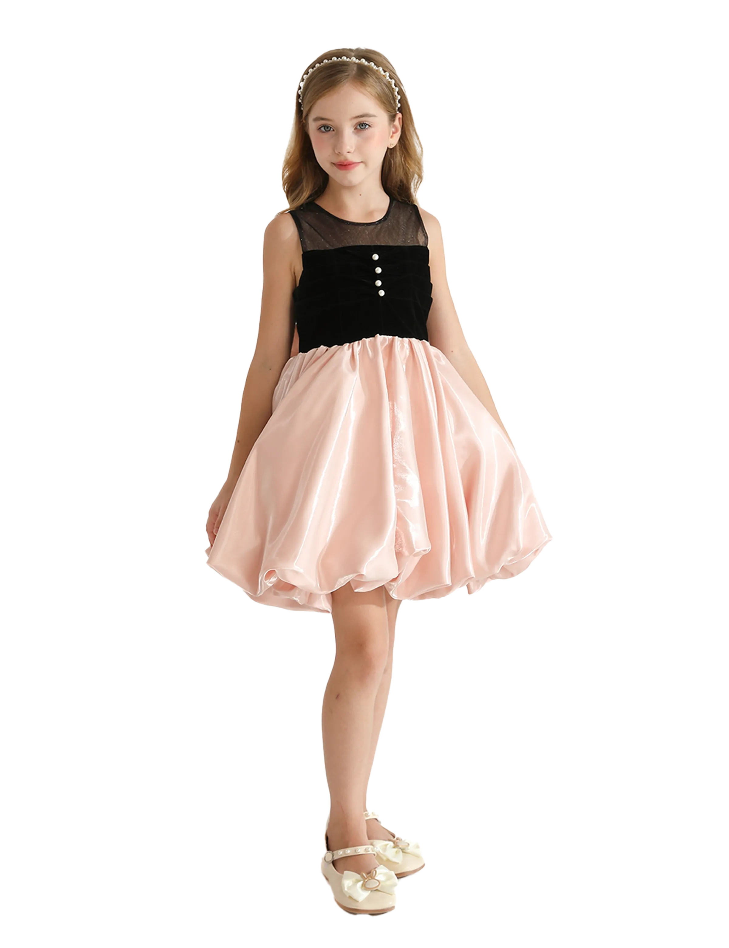 Pink Black Piazza Sleeveless Dress
