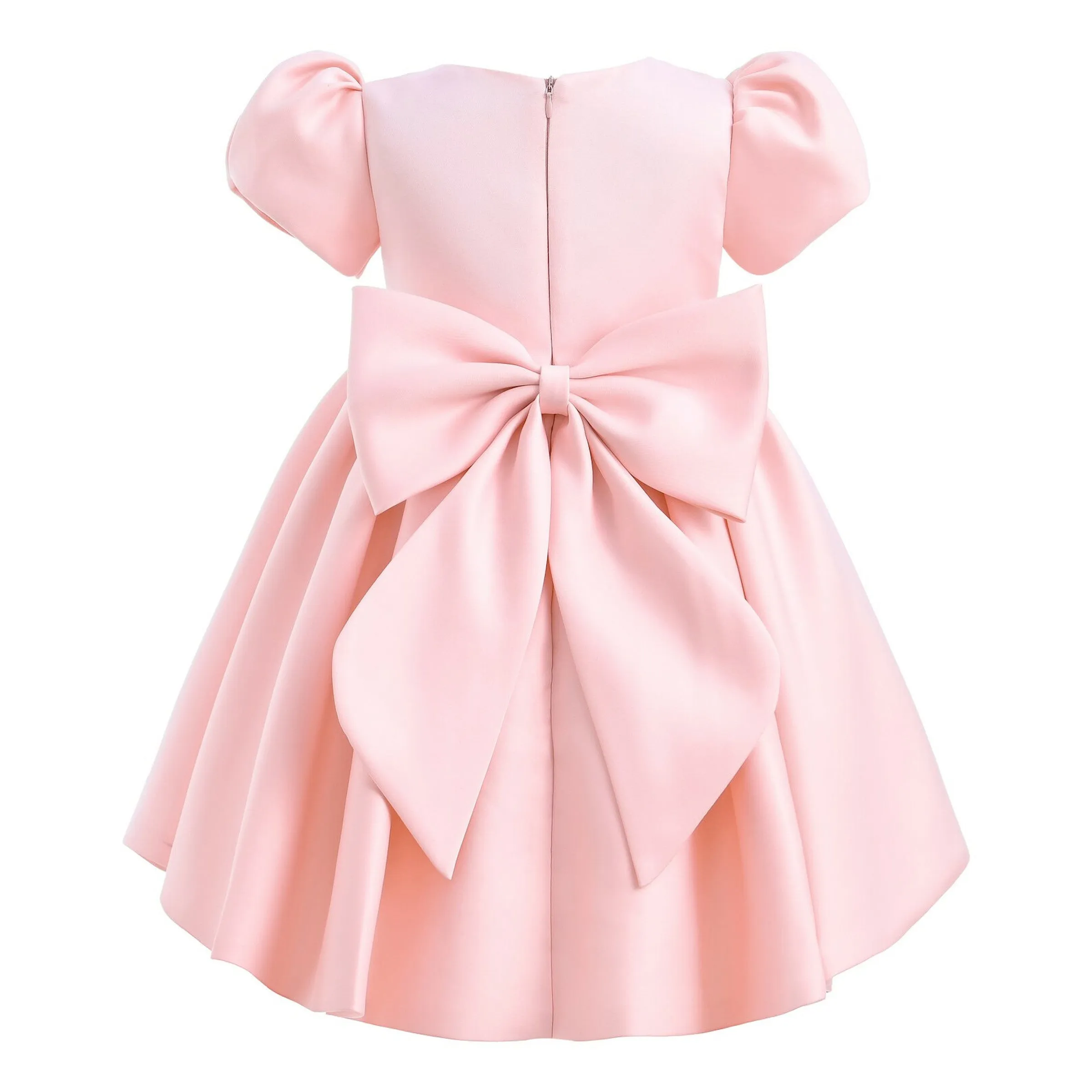 Pink Leona Floral Bow Teacup Dress