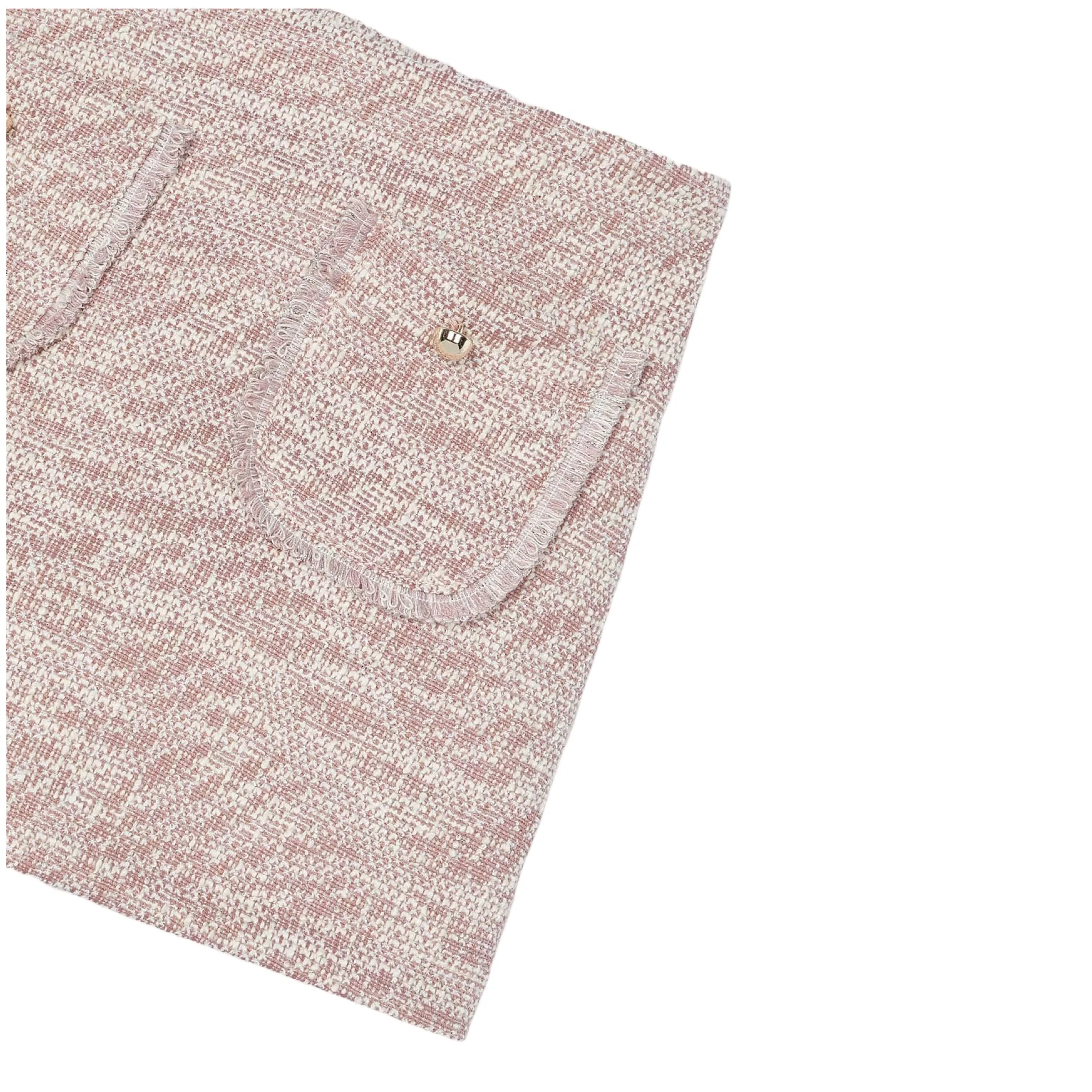 Pink Rose Tweed Skirt