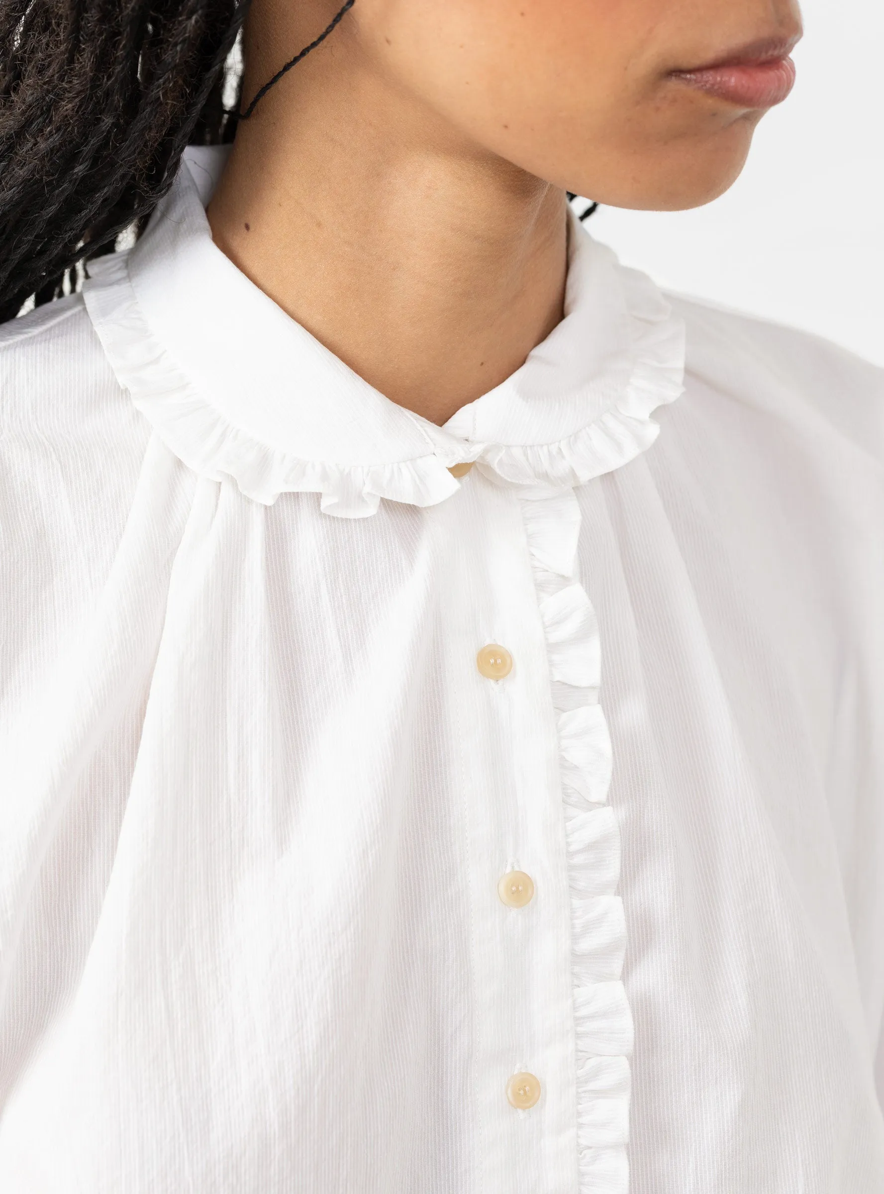 Poppy Blouse White