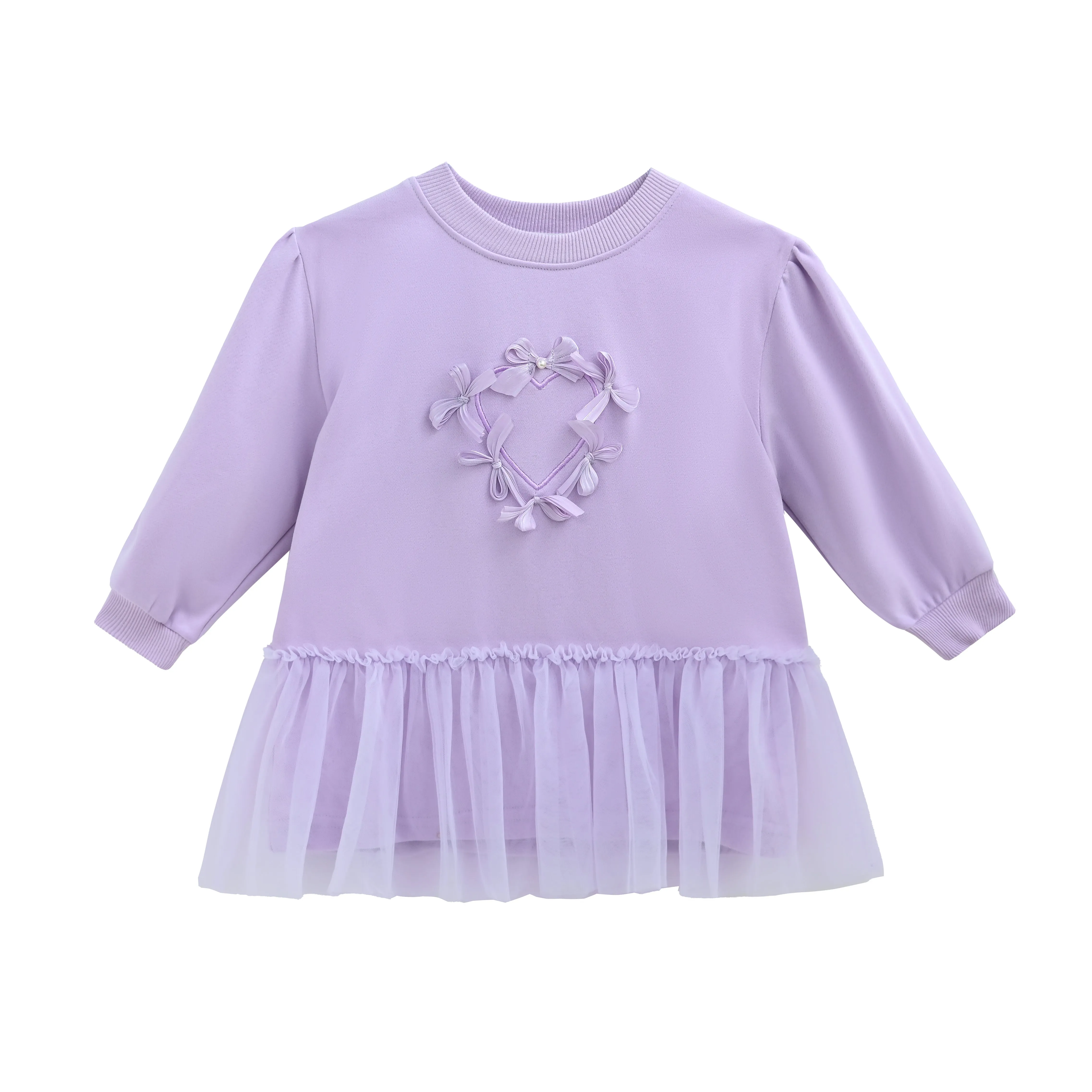 Purple Heart Bow Dress