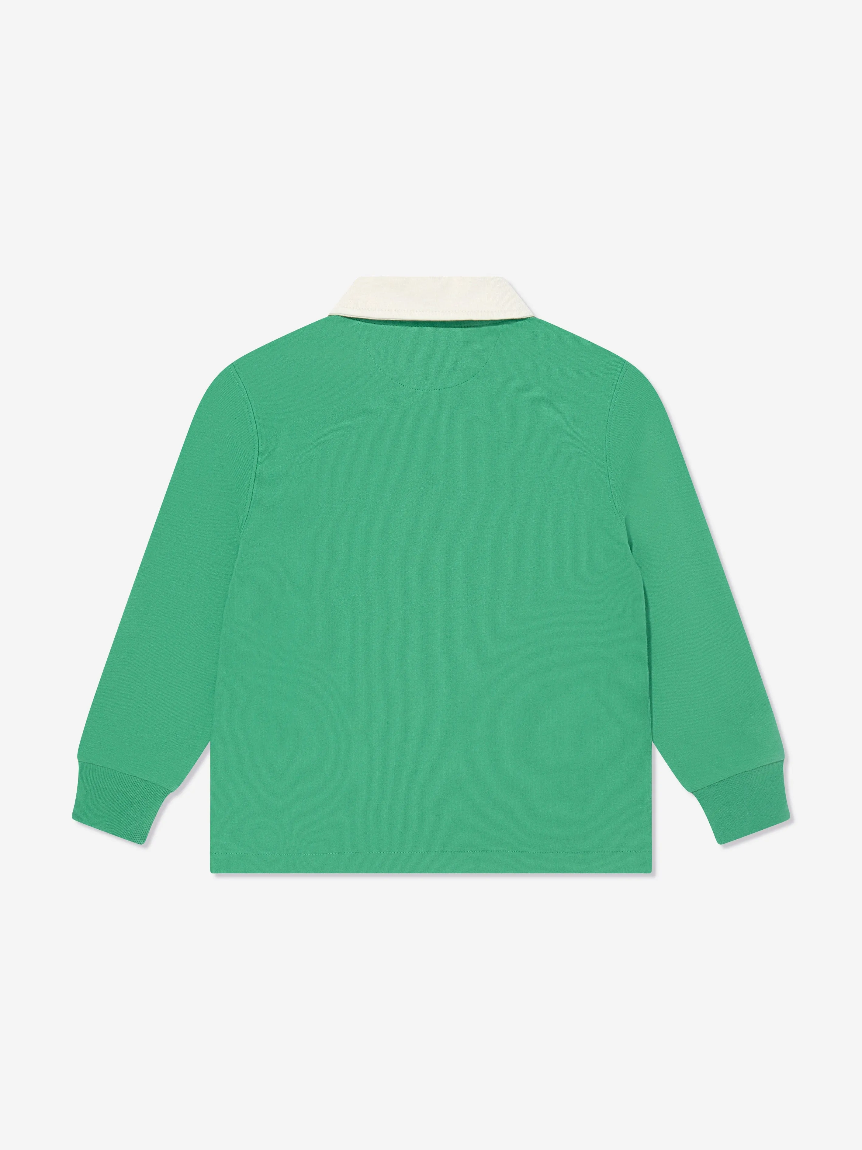 Ralph Lauren Boys Heavy Weight Jersey Rugby Shirt in Green