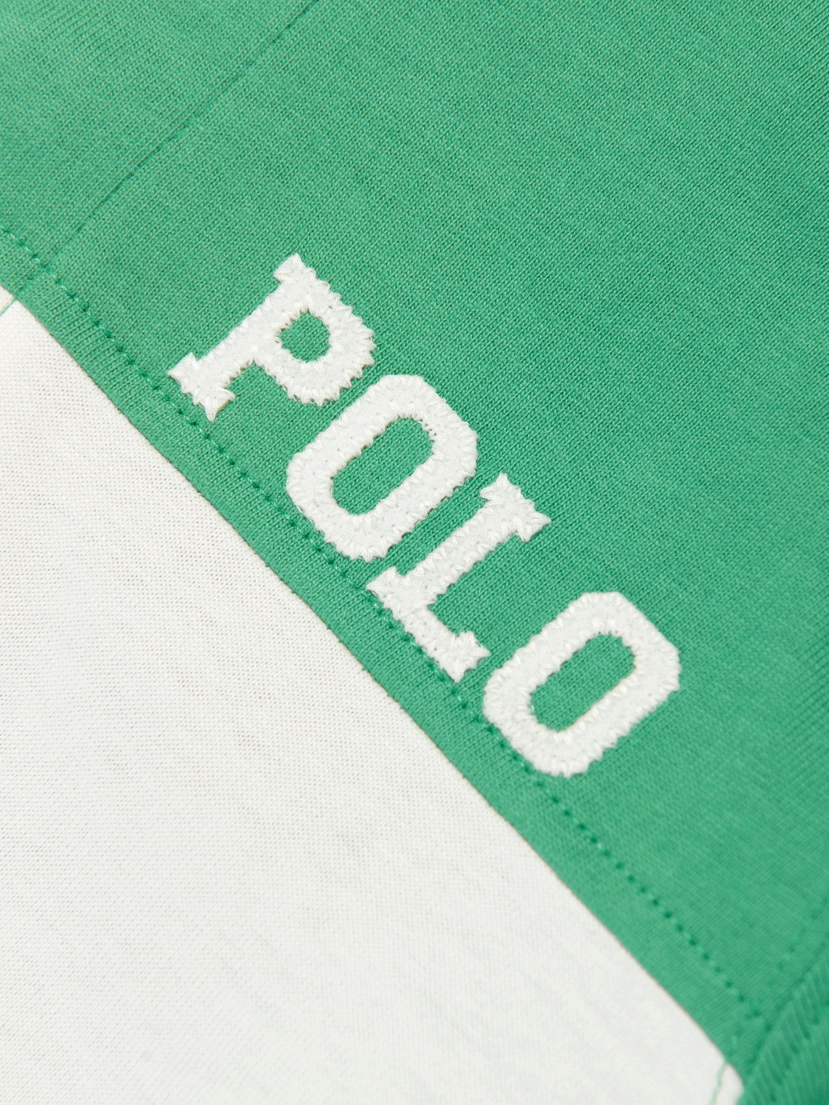 Ralph Lauren Boys Heavy Weight Jersey Rugby Shirt in Green