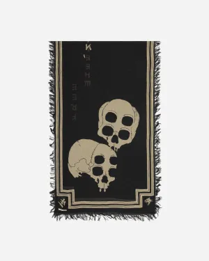 Rayon Wabi Sabi Rainskull Stole Black