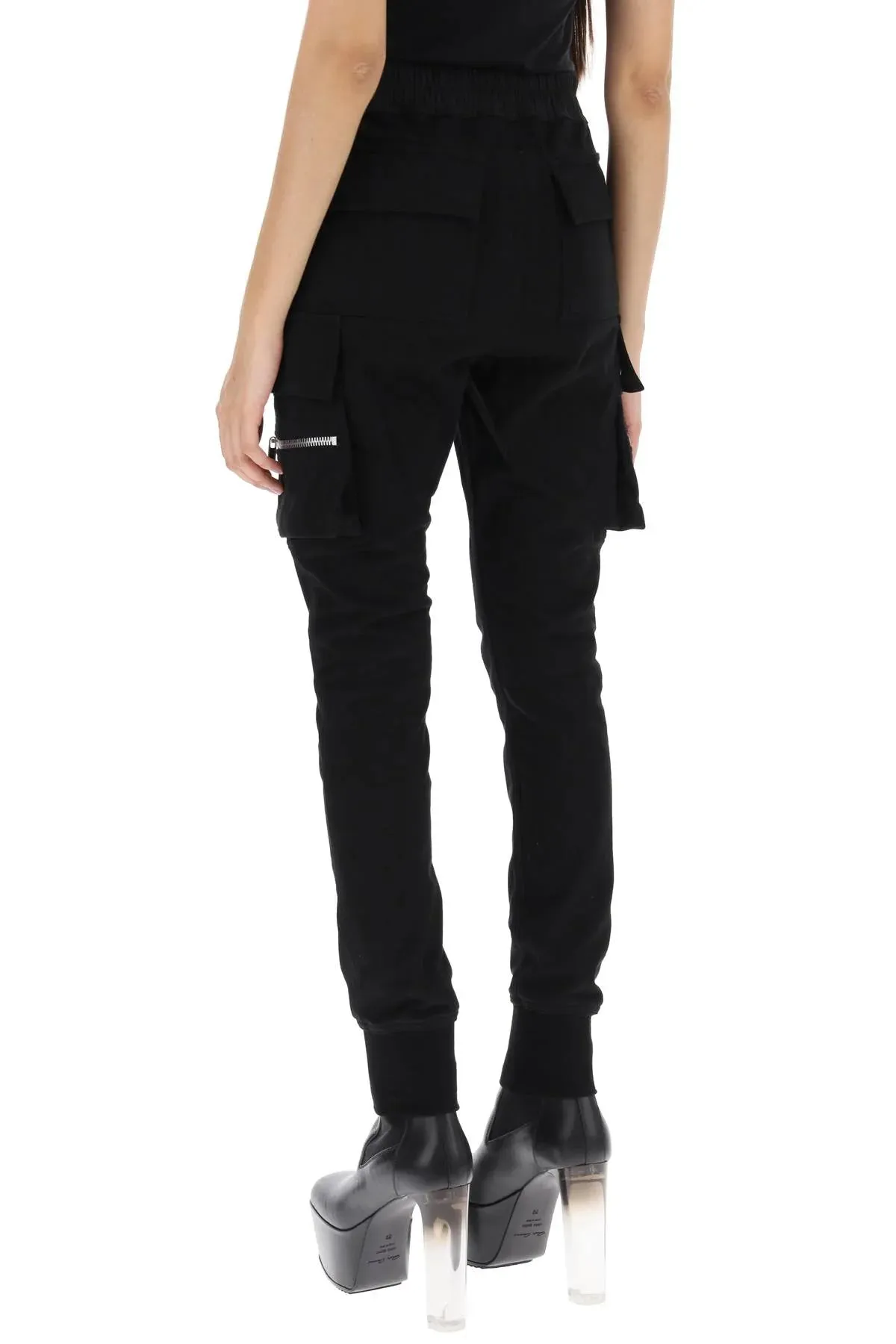 Rick Owens Womens Mastodon Cargo In Heavy Black