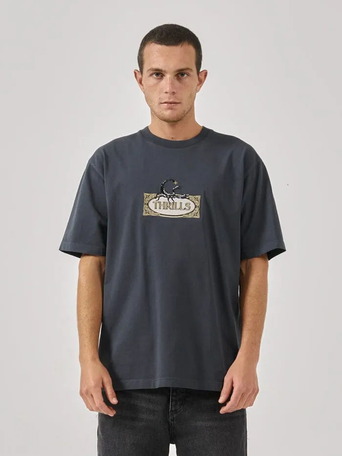 Rise Above Oversize Fit Tee - Ebony