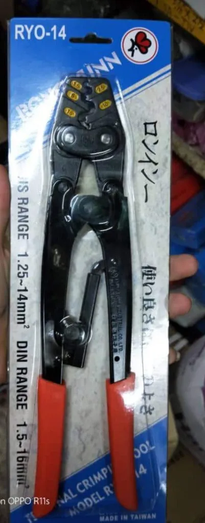 Rong Yunn (Taiwan) Dia. 14mm Terminal Crimping Tool | Model : CT2-RYO-014 (RYO-14)