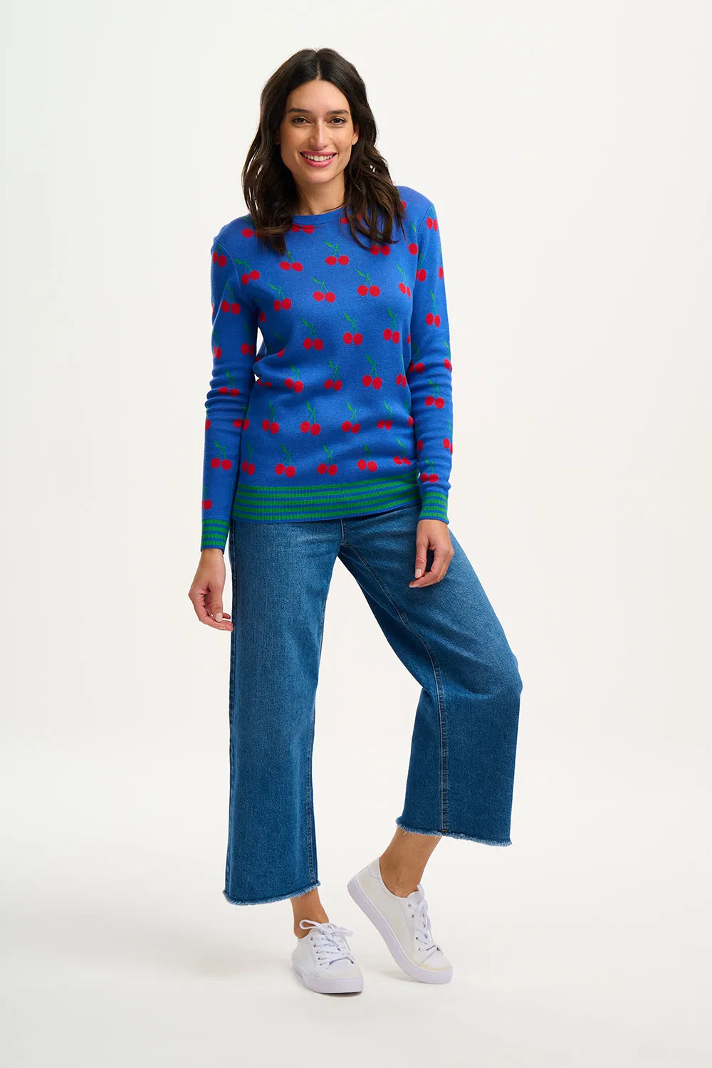 Rosie Jumper - Blue. Cherry Good