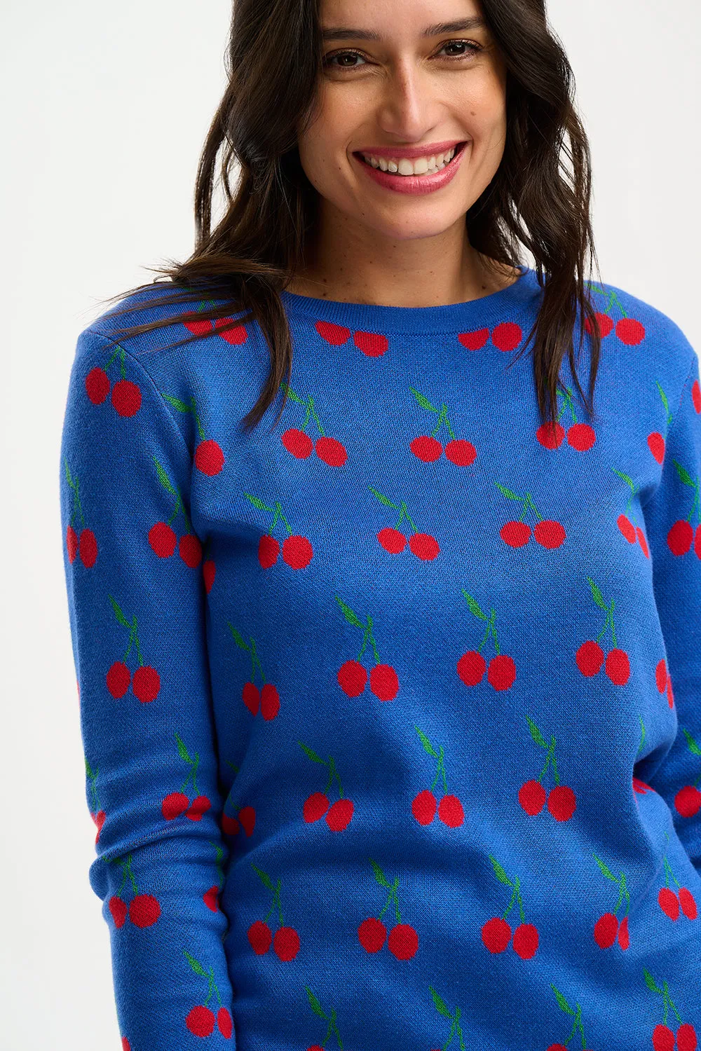 Rosie Jumper - Blue. Cherry Good