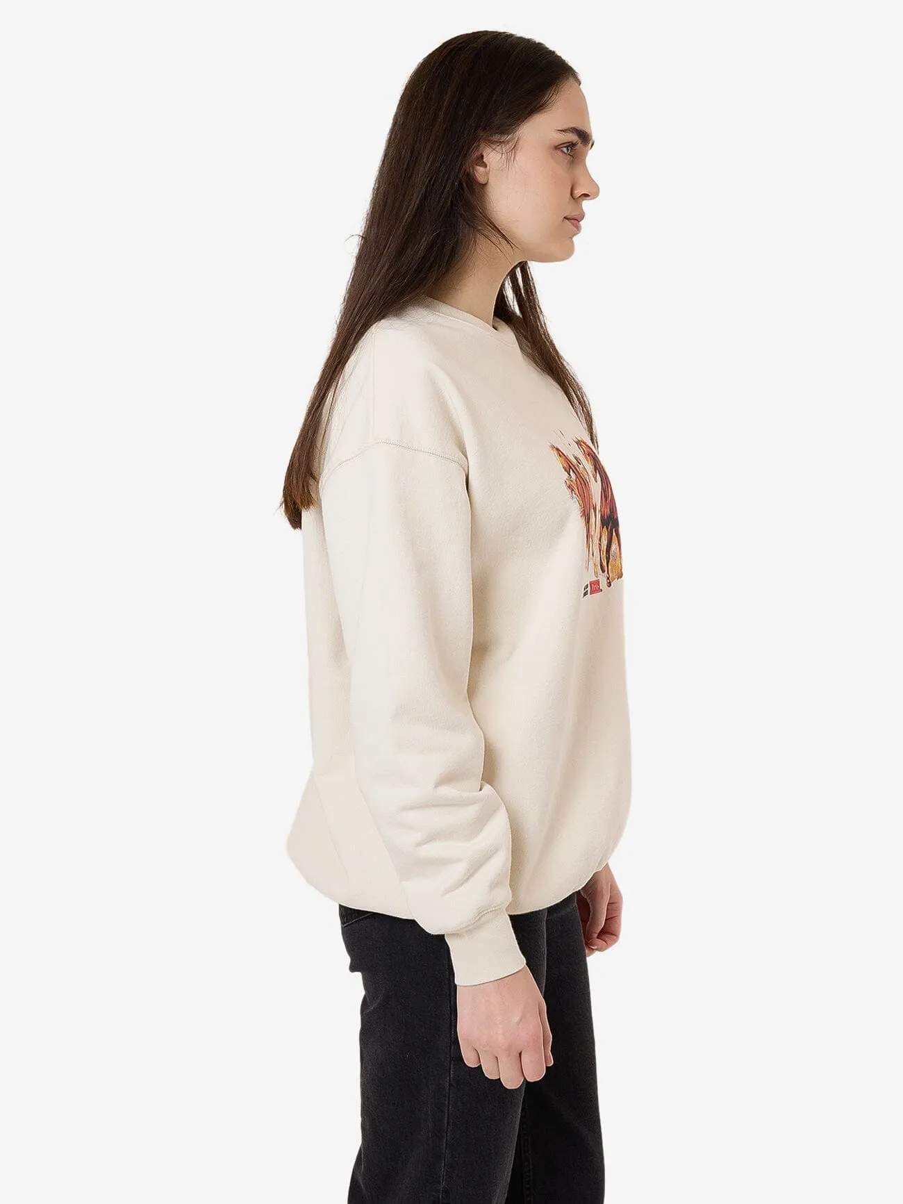 Ruthless Frontier Slouch Crew - Heritage White