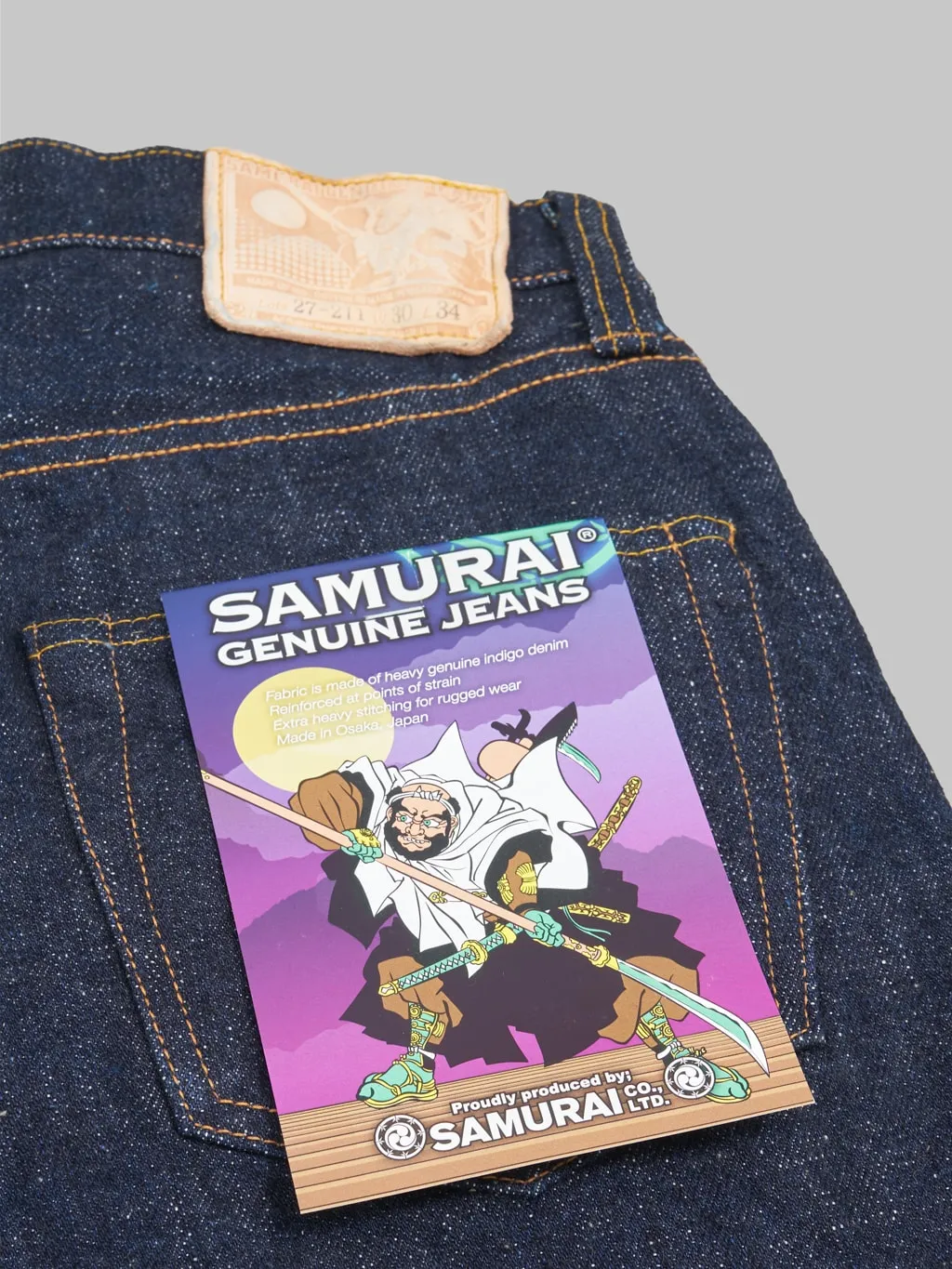 Samurai Jeans S211VX Benkei 17oz Relaxed Tapered Jeans