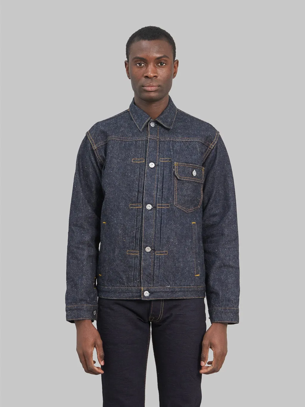 Samurai Jeans S5512PX15oz Otokogi Denim Type I Jacket With Pockets