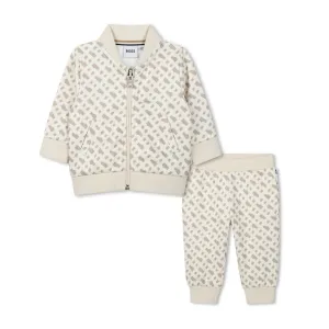 Sand Cardigan Patterned Pants Set