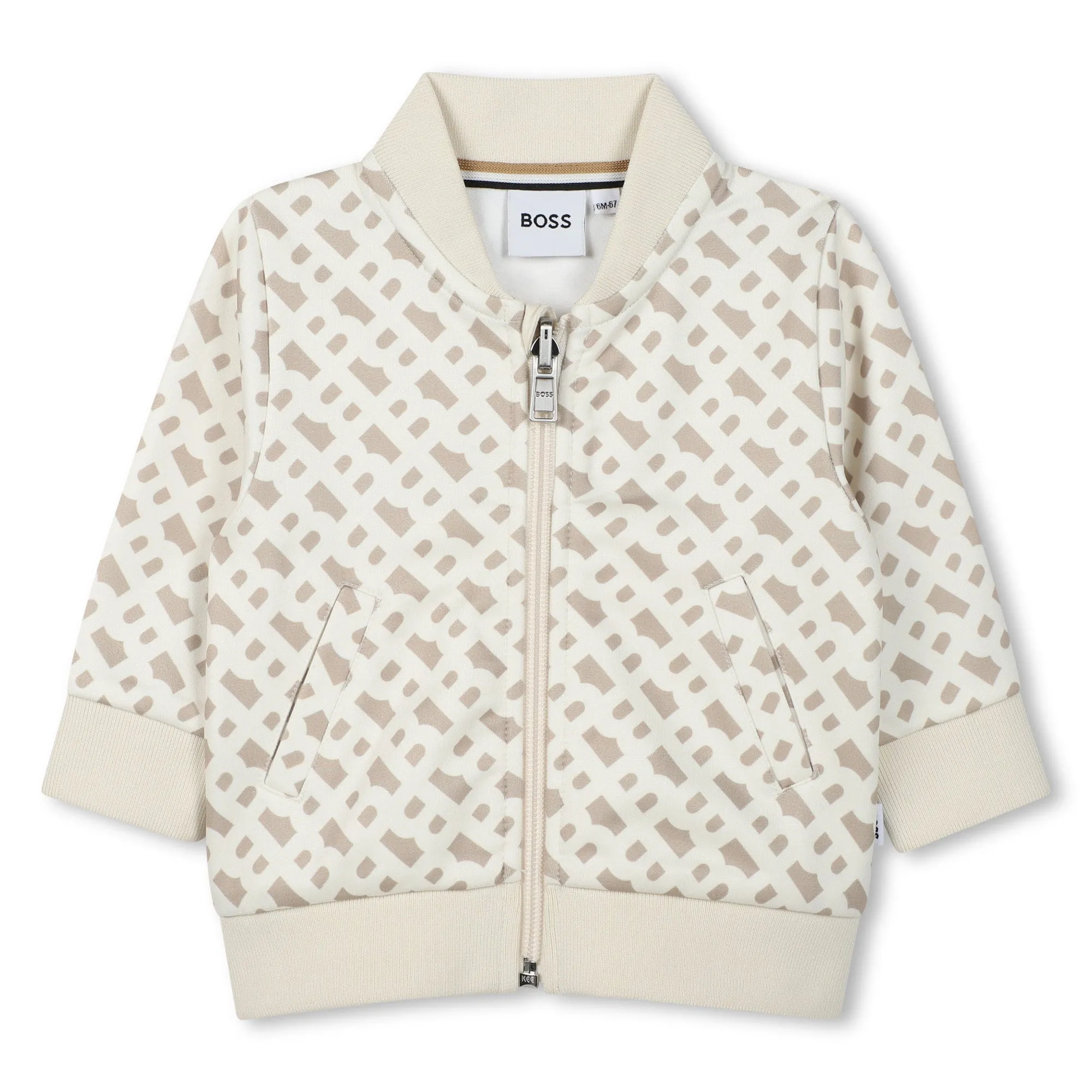 Sand Cardigan Patterned Pants Set